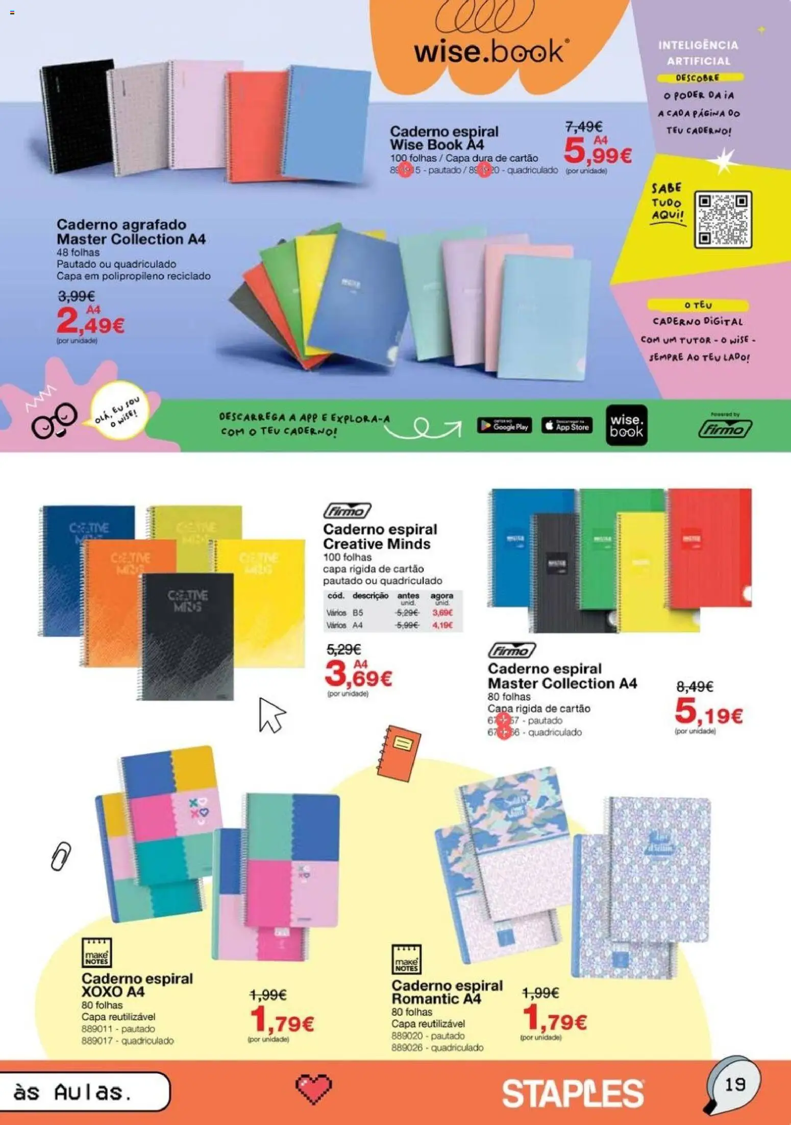 Staples Regresso às Aulas 2026 │ válido de 17/08/2026 | Página: 19 | Produtos: Caderno