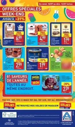 Aldi - Prévisualisation de ST-CLÉMENT LE BOUCHER® 7 BROCHETTES DE PORC, 7 brochettes de porc valide à partir de 07/07/2026 | Page: 41