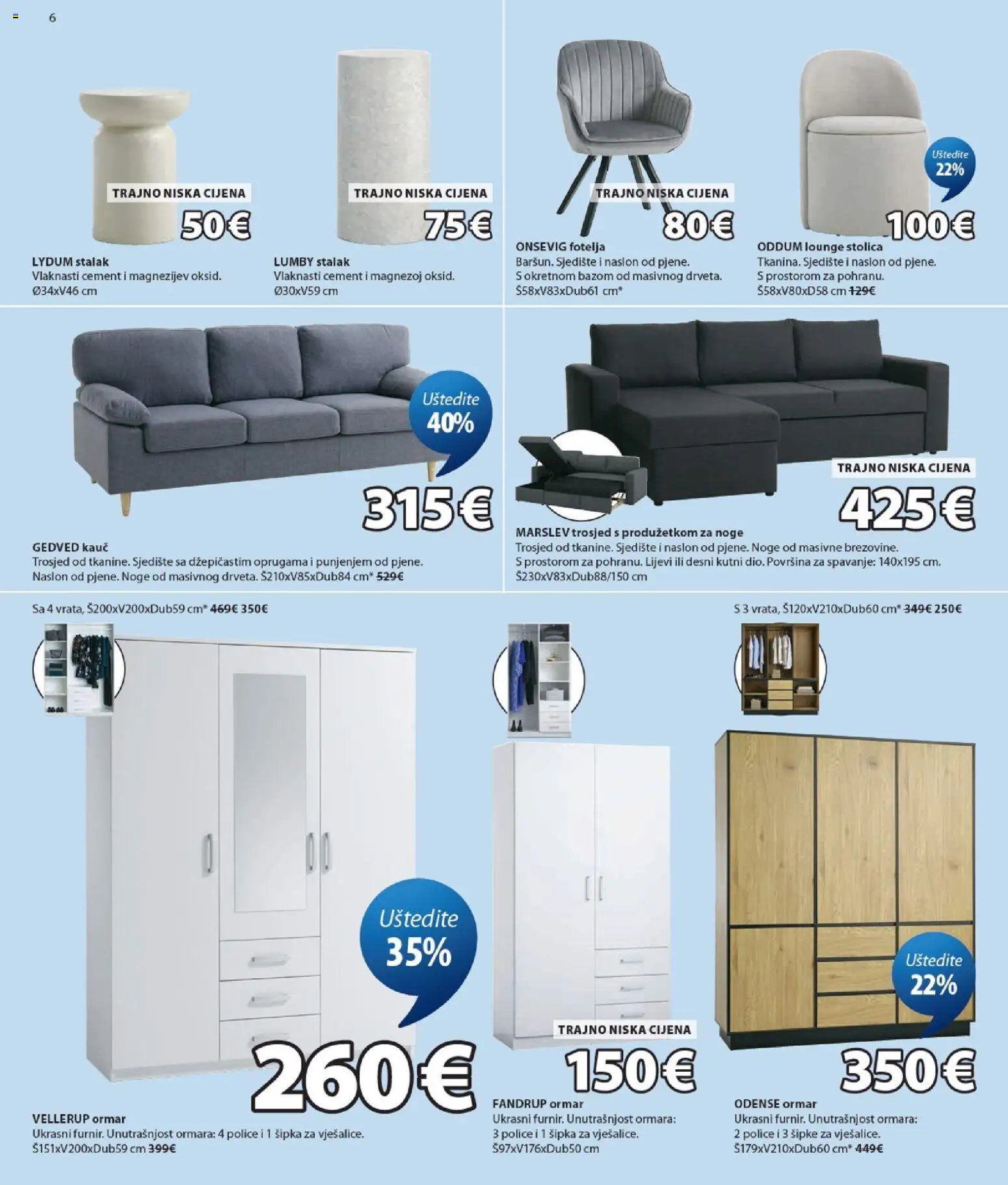 JYSK katalog | vrijedi od 19.08.2026 | Stranica: 6