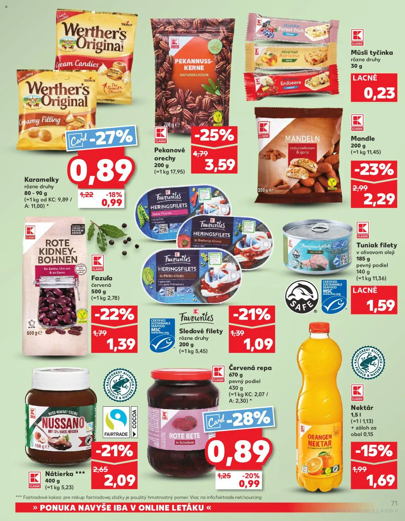 Kaufland SK akciós ujság - amely érvényes a következő dátumtól: 28.05.2026 | Oldal: 71 | Termékek: Chili, Protein, Vegán, Répa