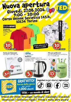 Anteprima del volantino TEDi volantino Torino valido a partire dal 23/08/2026
