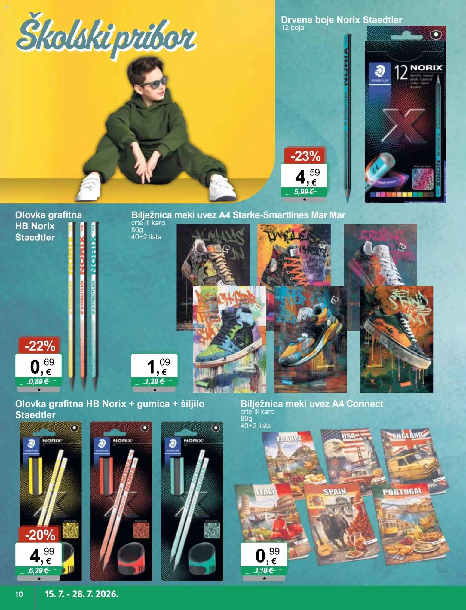 KTC katalog | vrijedi od 15.07.2026 | Stranica: 10 | Proizvodi: Šiljilo, Bilježnica