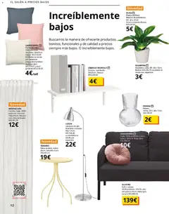 Vista previa IKEA - Precios bajos válido desde el 13.04.2026 | Página: 12 | Productos: Funda, Bombilla, Sofá, Lámpara