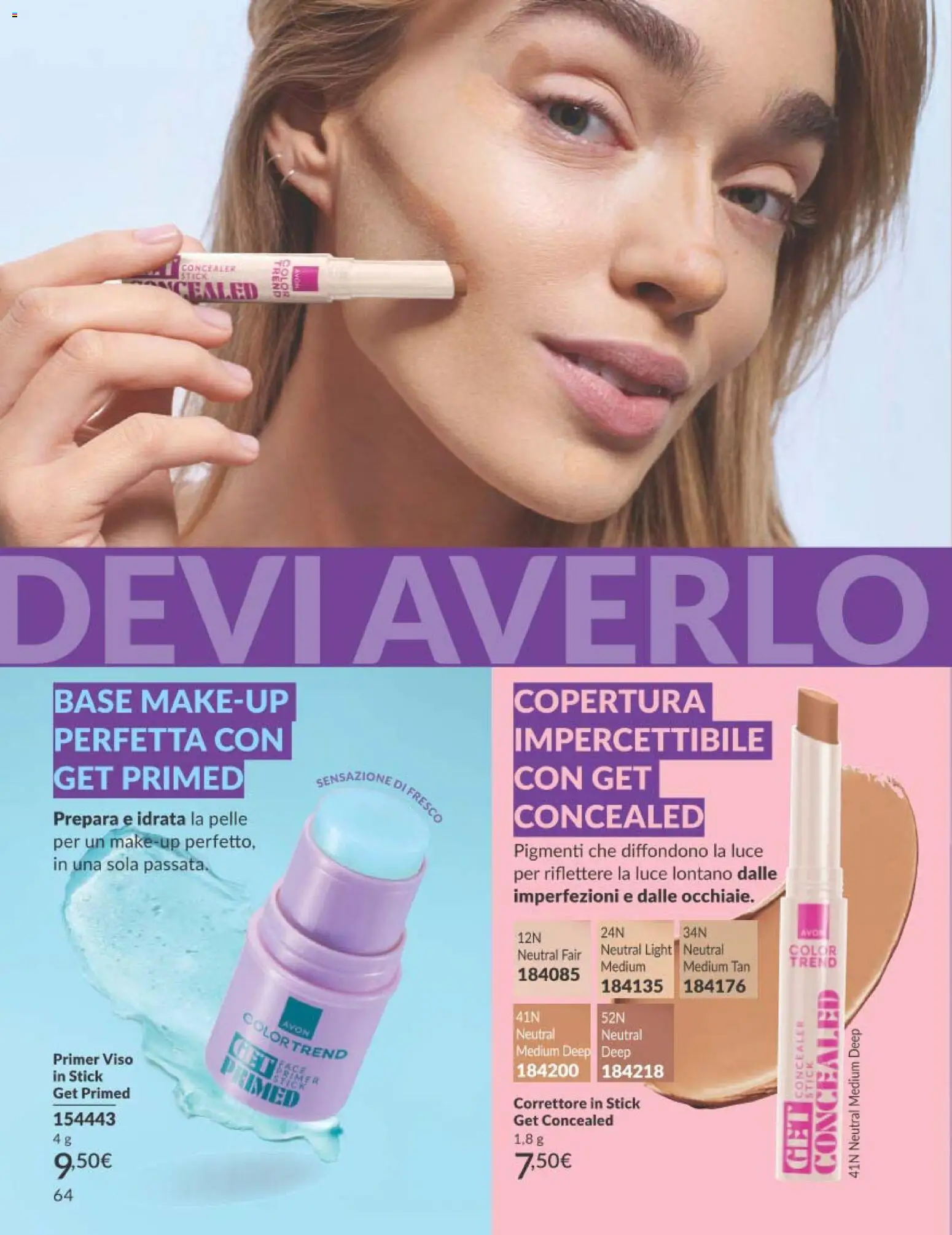 Volantino Avon del 01/08/2026 | Pagina: 64 | Prodotti: Correttore
