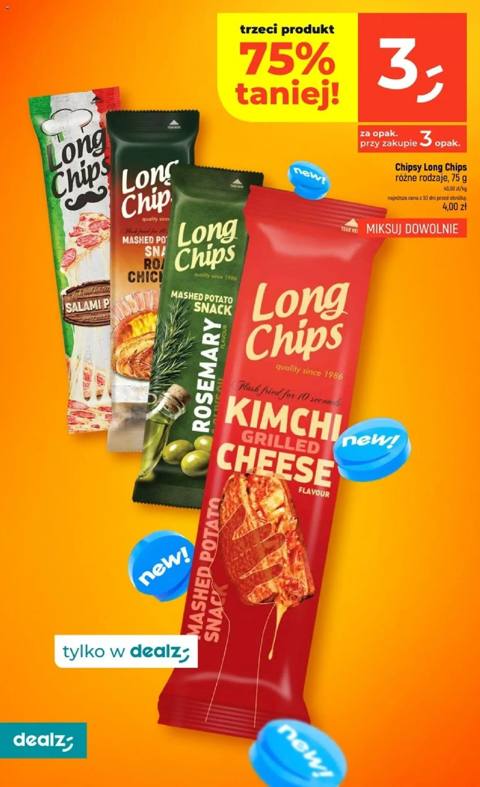 Dealz gazetka od 22.10.2026 | Strona: 28 | Produkty: Kimchi, Chipsy, Salami