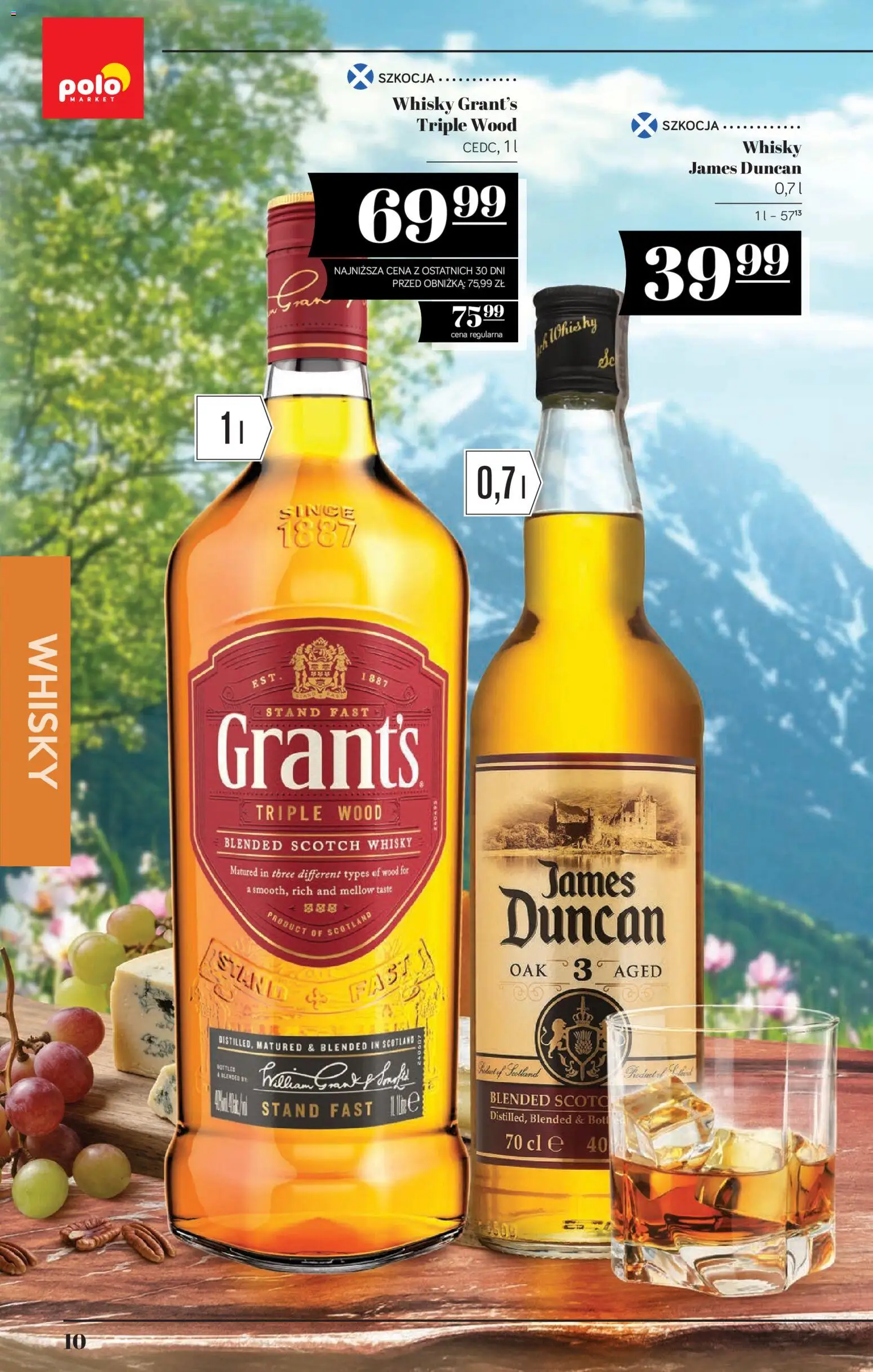 POLOmarket katalog - Alkoholi od 23.04.2026 | Strona: 10 | Produkty: Grant's, Whisky