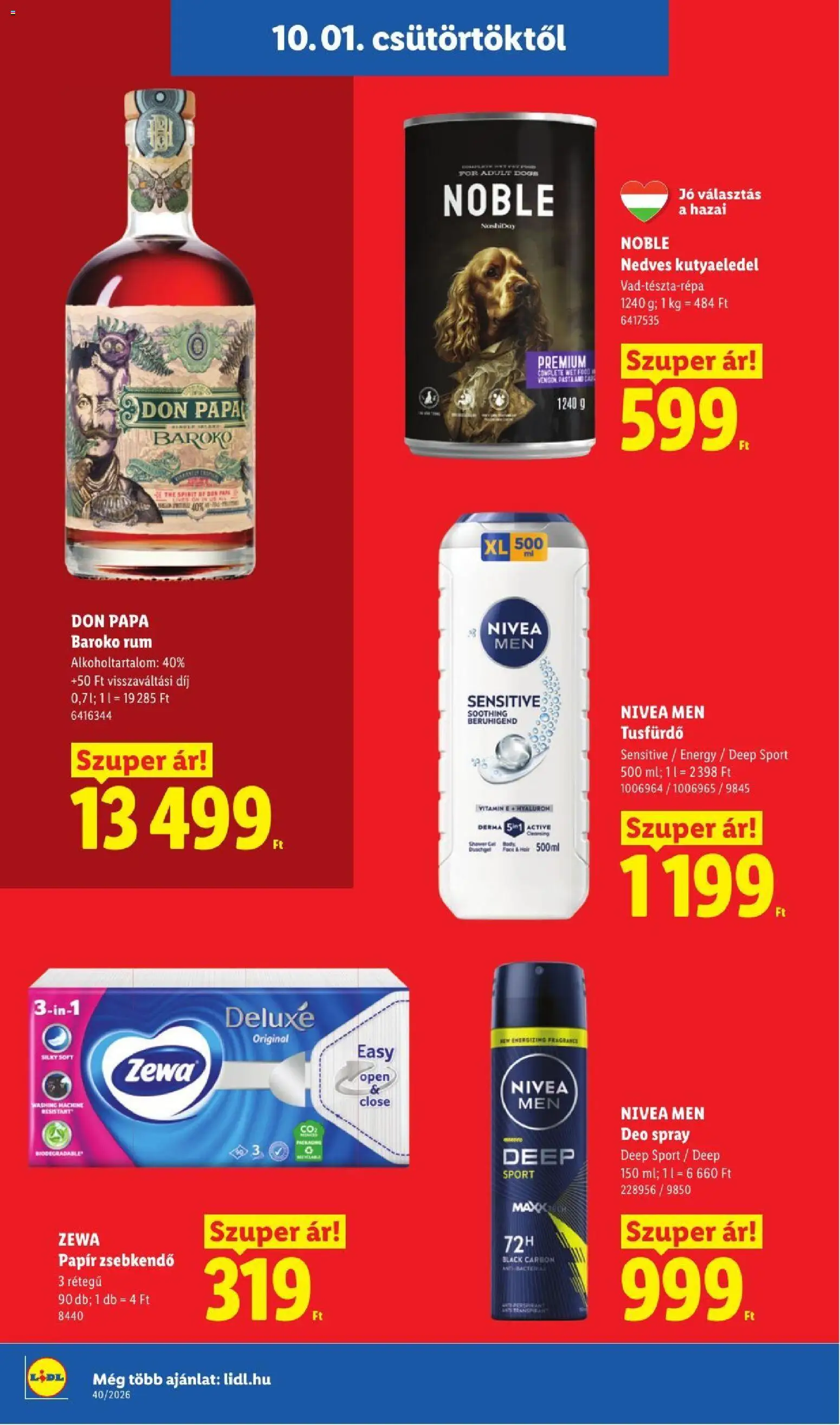 Lidl akciós ujság - amely érvényes a következő dátumtól: 2026.10.01. | Oldal: 20