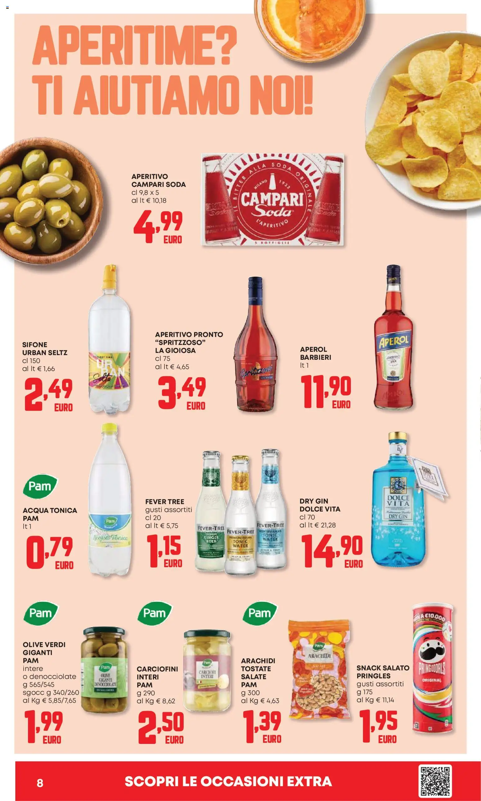 Volantino Panorama del 21.05.2026 | Pagina: 8 | Prodotti: Olive, Carciofi, Arachidi, Aperol