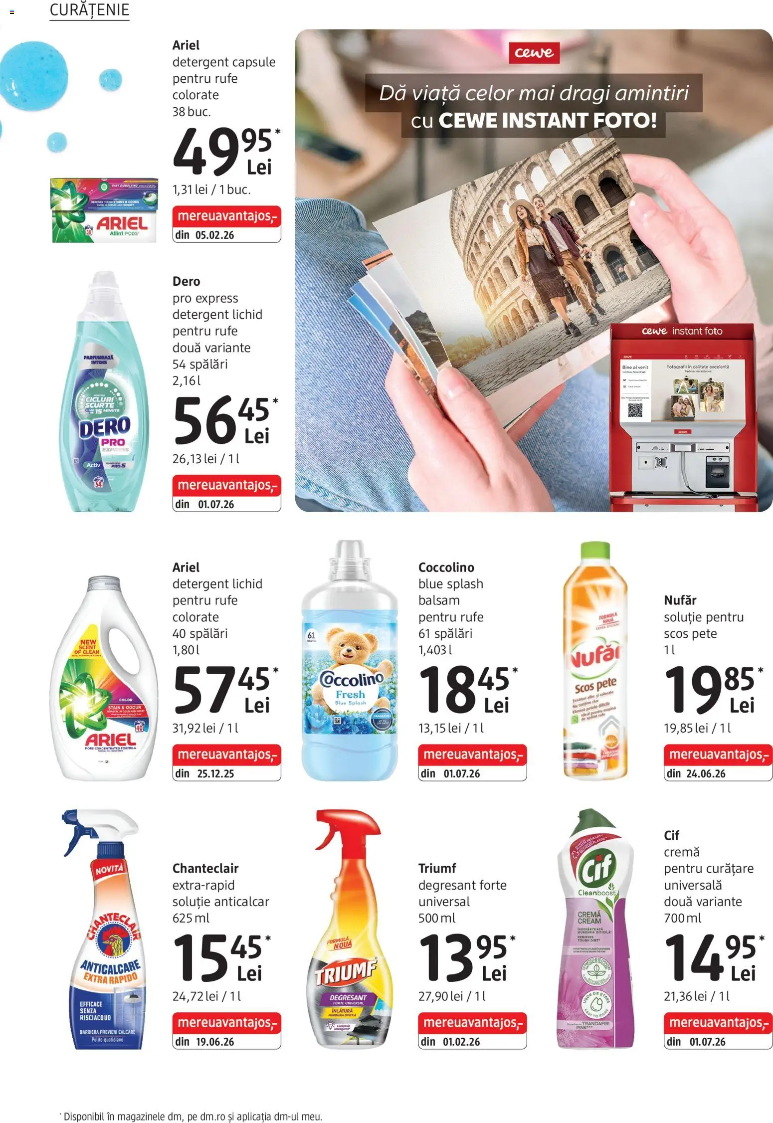 Noul catalog DM drogeriemarkt – valabil de la 27.08.2026 | Pagină: 20 | Produse: Clean, Detergent Capsule, Cremă, Detergent