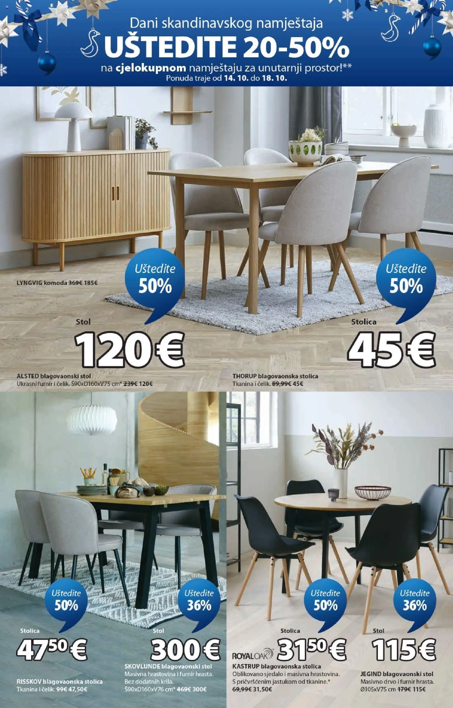 JYSK katalog | vrijedi od 14.10.2026 | Stranica: 2