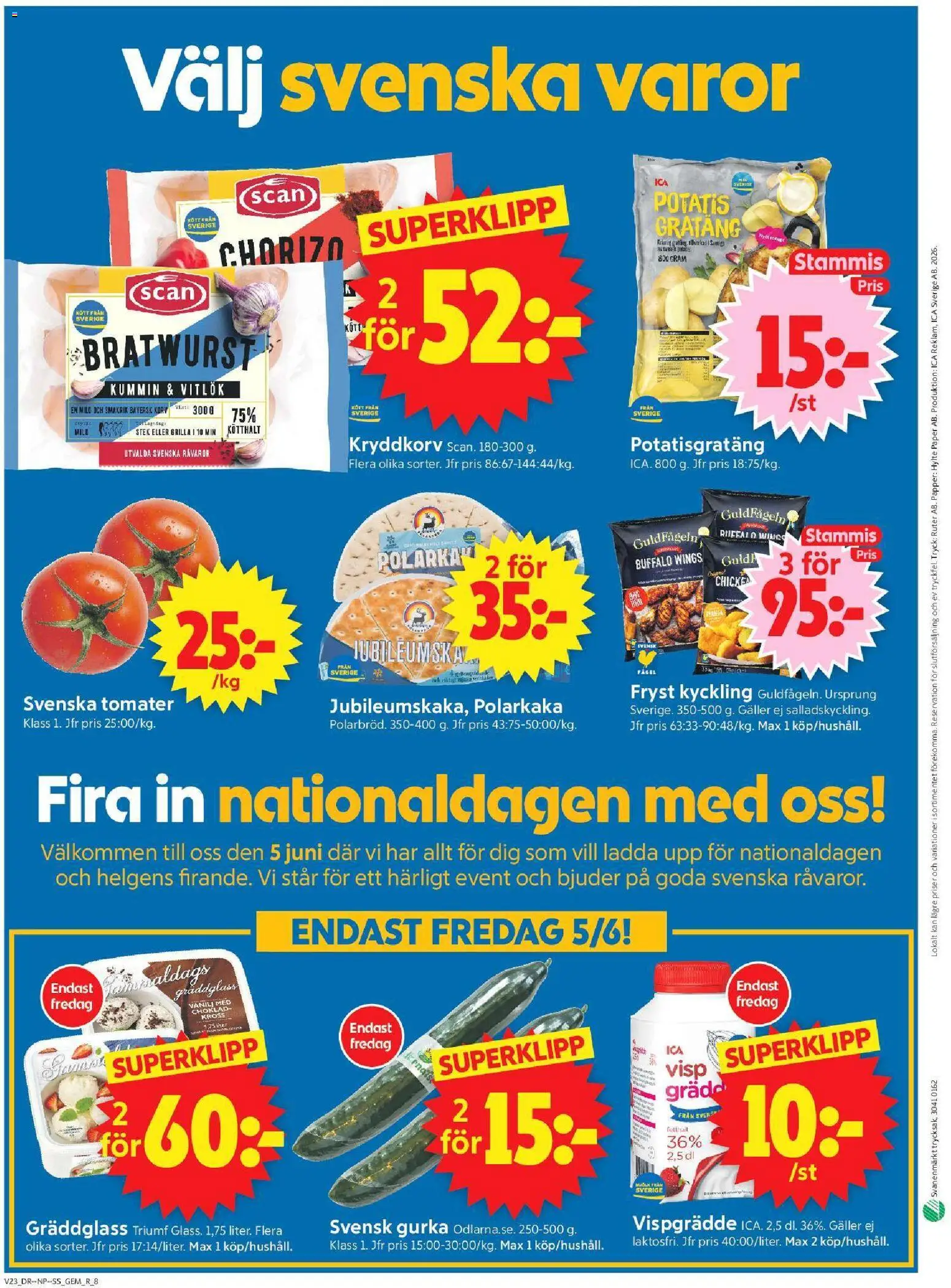 ICA Supermarket reklamblad aktuell från 01.06.2026 | Sida: 10