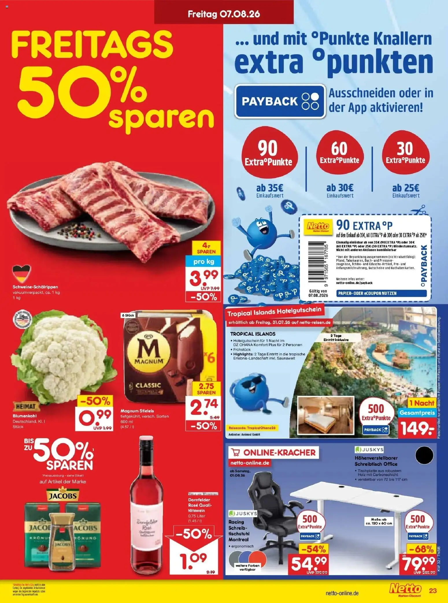 Netto Marken-Discount Prospekt Pirna – gültig ab 03.08.2026 | Seite: 41 | Produkte: Wurst, Blumenkohl, Fleisch