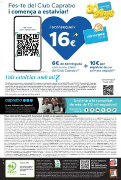 Vista previa Caprabo - Estalvia des de la primera unitat válido desde el 17/09/2026 | Página: 8 | Productos: Col, General