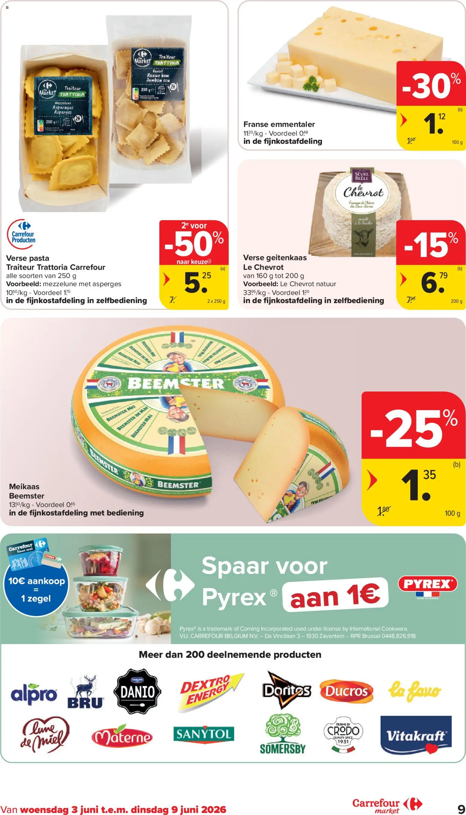{H1} | Pagina: 9 | Producten: Pasta, Doritos, Asperges, Kom