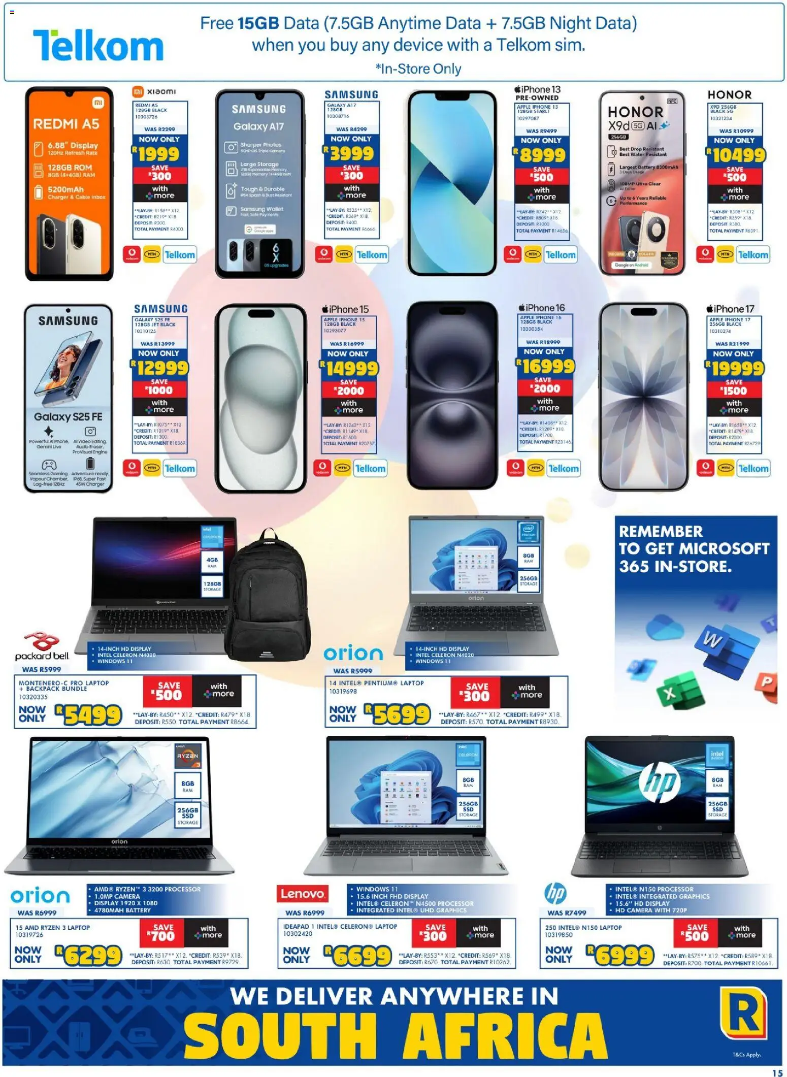 New Russells catalogue – valid from 16/07/2026 | Page: 15 | Products: Data, Camera, Audio, Battery