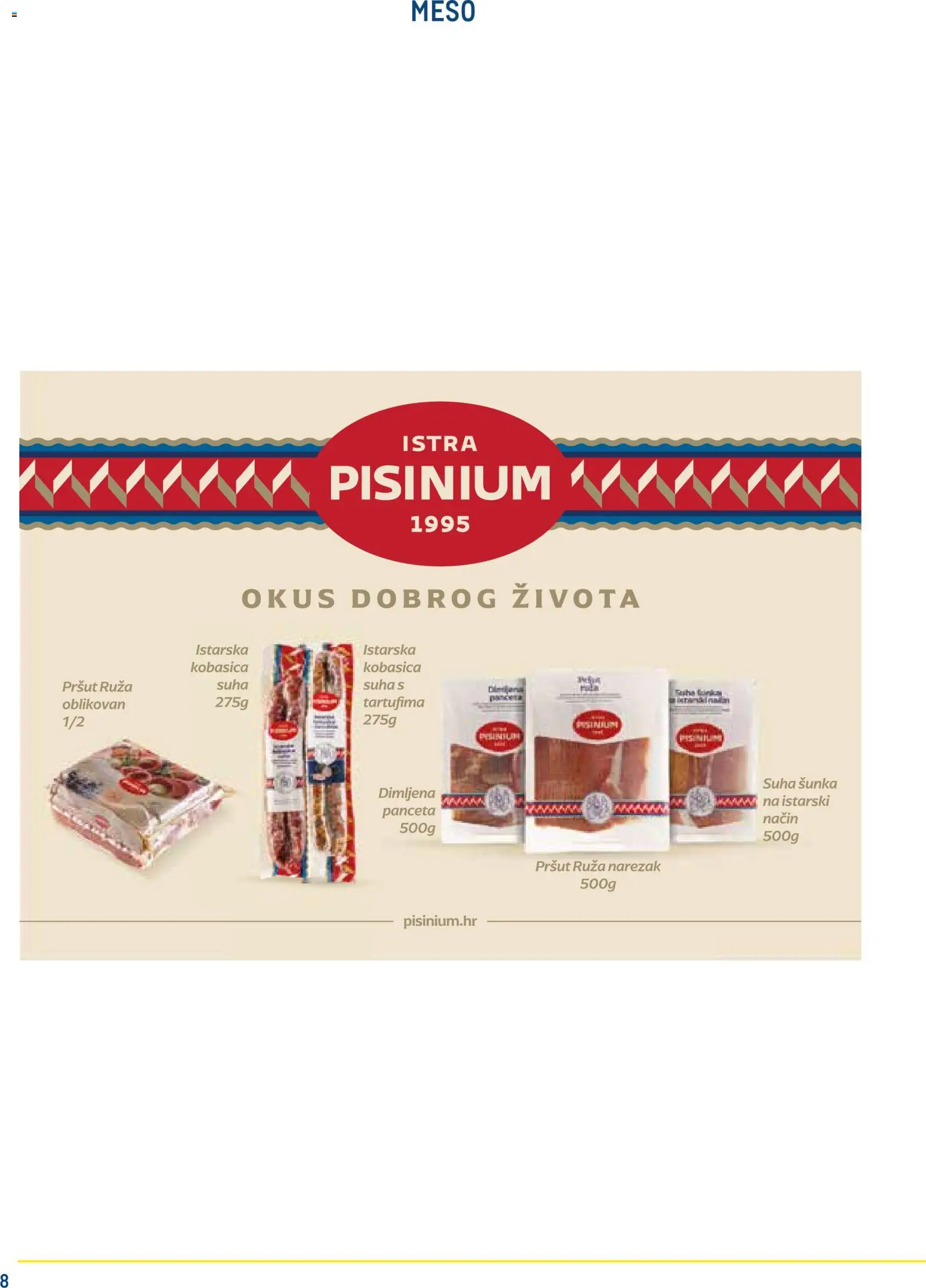 Metro katalog | vrijedi od 03.06.2026 | Stranica: 8 | Proizvodi: Meso, Šunka, Pršut, Panceta