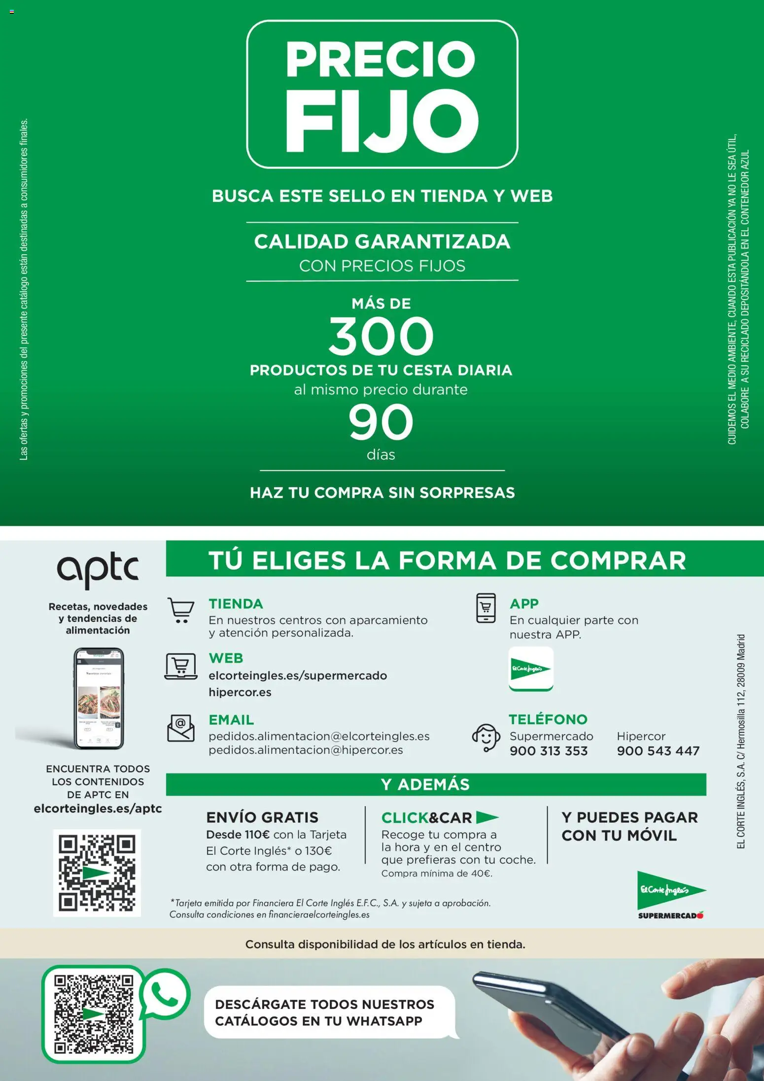 El Corte Inglés ofertas │ válido desde el 06.05.2026 | Página: 28 | Productos: Teléfono, Cesta