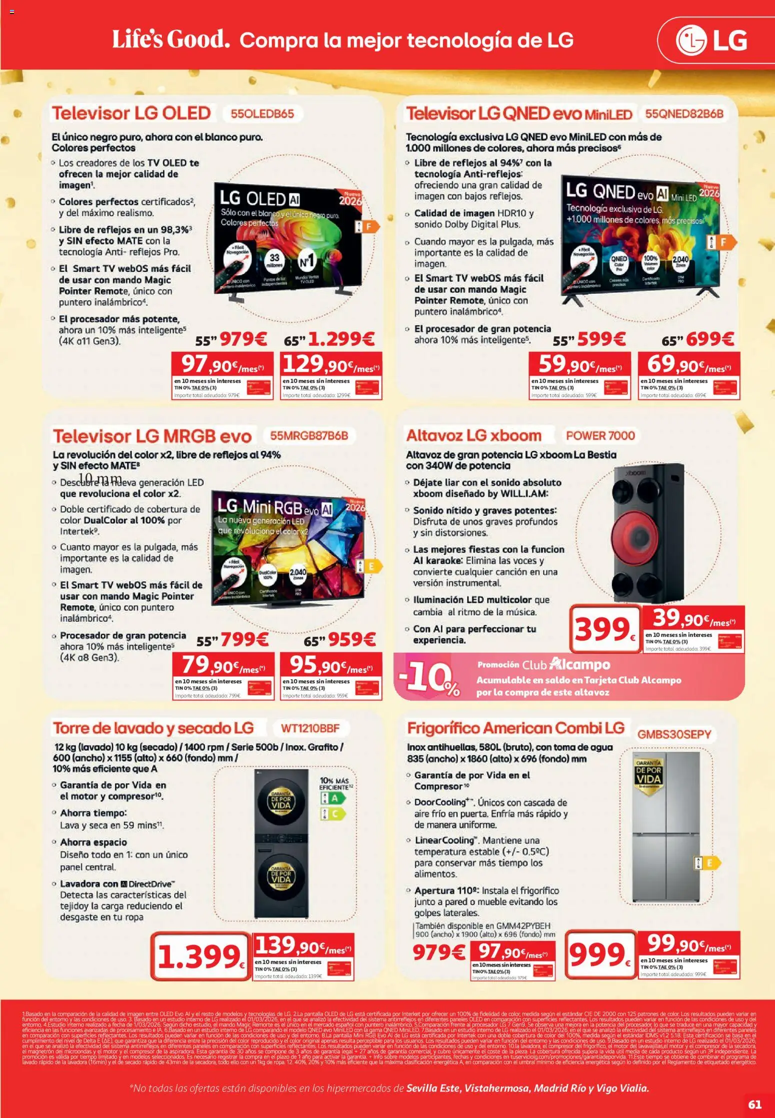 Alcampo folleto │ válido desde el 22/10/2026 | Página: 61