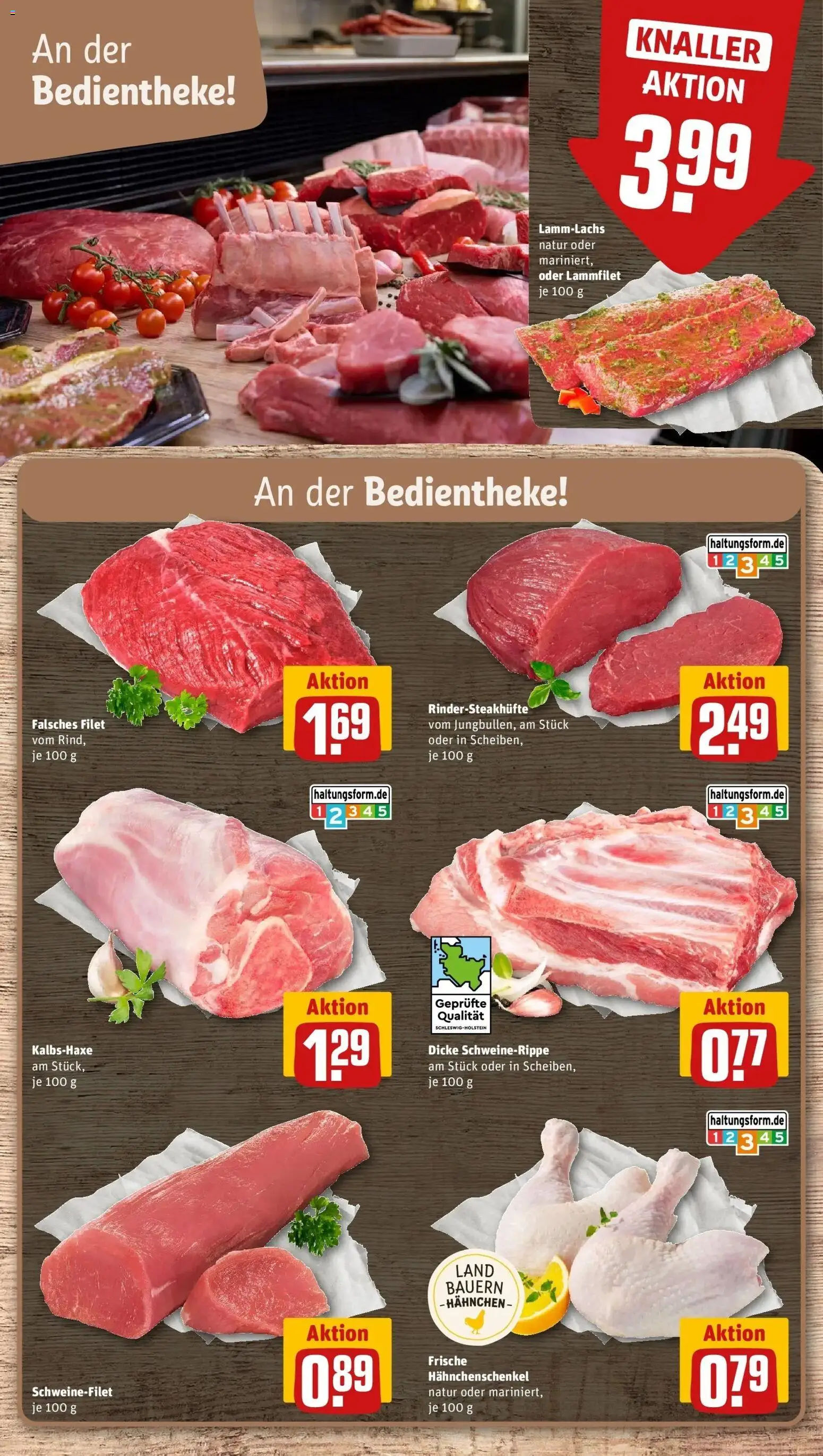REWE Prospekt ab 14.09.2026 zum Blättern » Angebote | Seite: 6 | Produkte: Hahnchen, Hahnchenschenkel, Schweinefilet