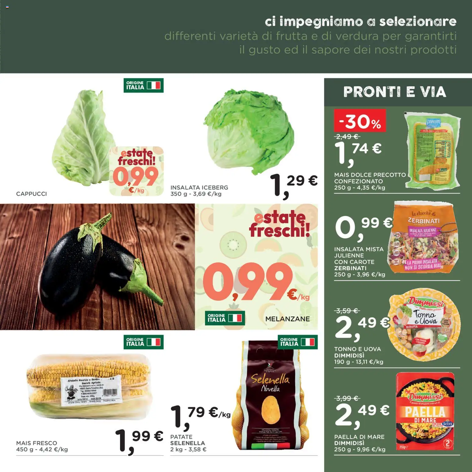 Volantino Poli del 29/07/2026 | Pagina: 3 | Prodotti: Uova, Patate, Frutta, Mais
