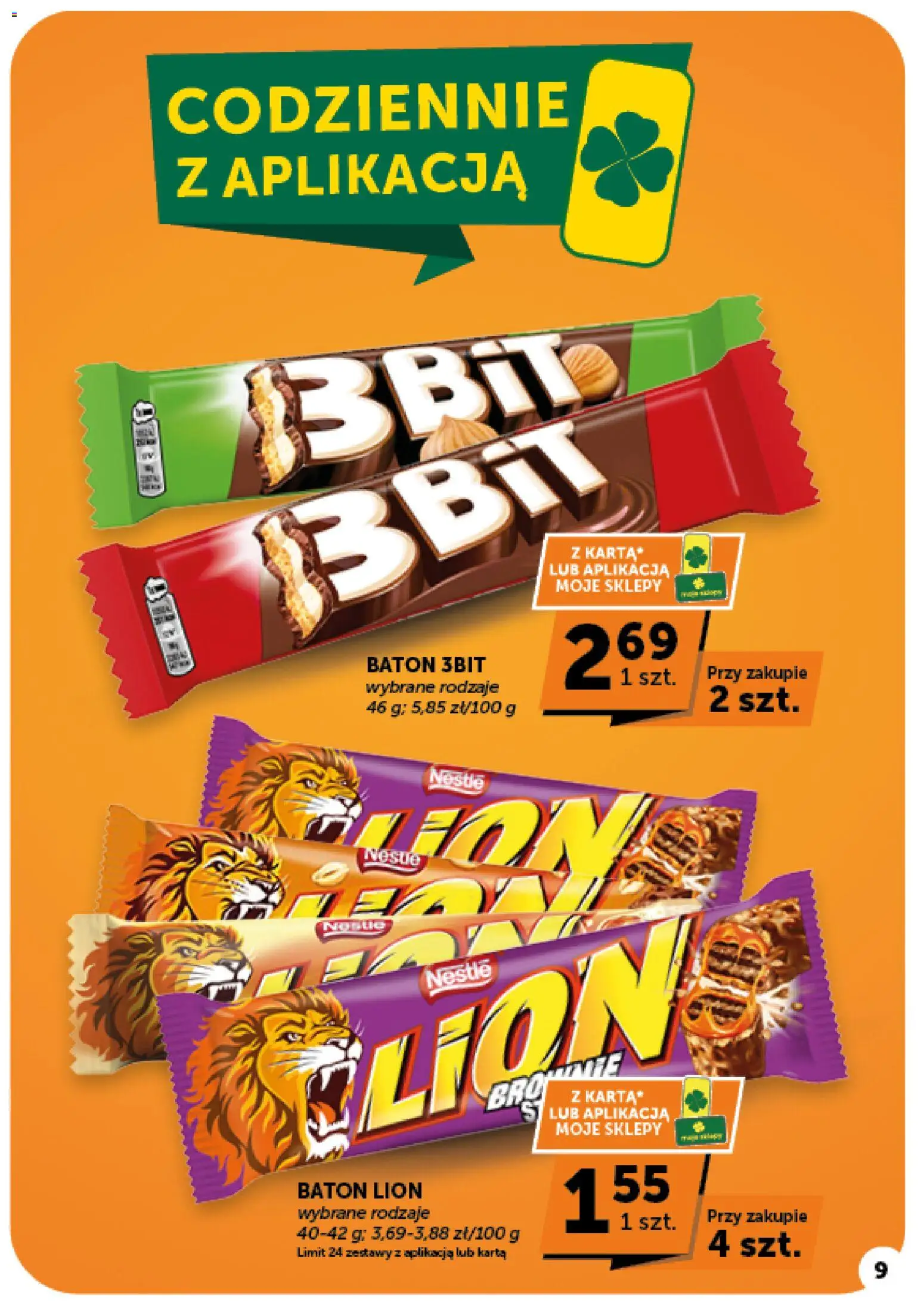 Euro Sklep gazetka - Minimarket od 01.10.2026 | Strona: 9 | Produkty: Karta, Baton