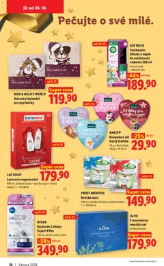 Náhled letáku LACTOVIT Lactourea regenerační, 900 ml, dárkové balení – sprchový gel + tělové mléko od 19.10.2026 | Strana: 32