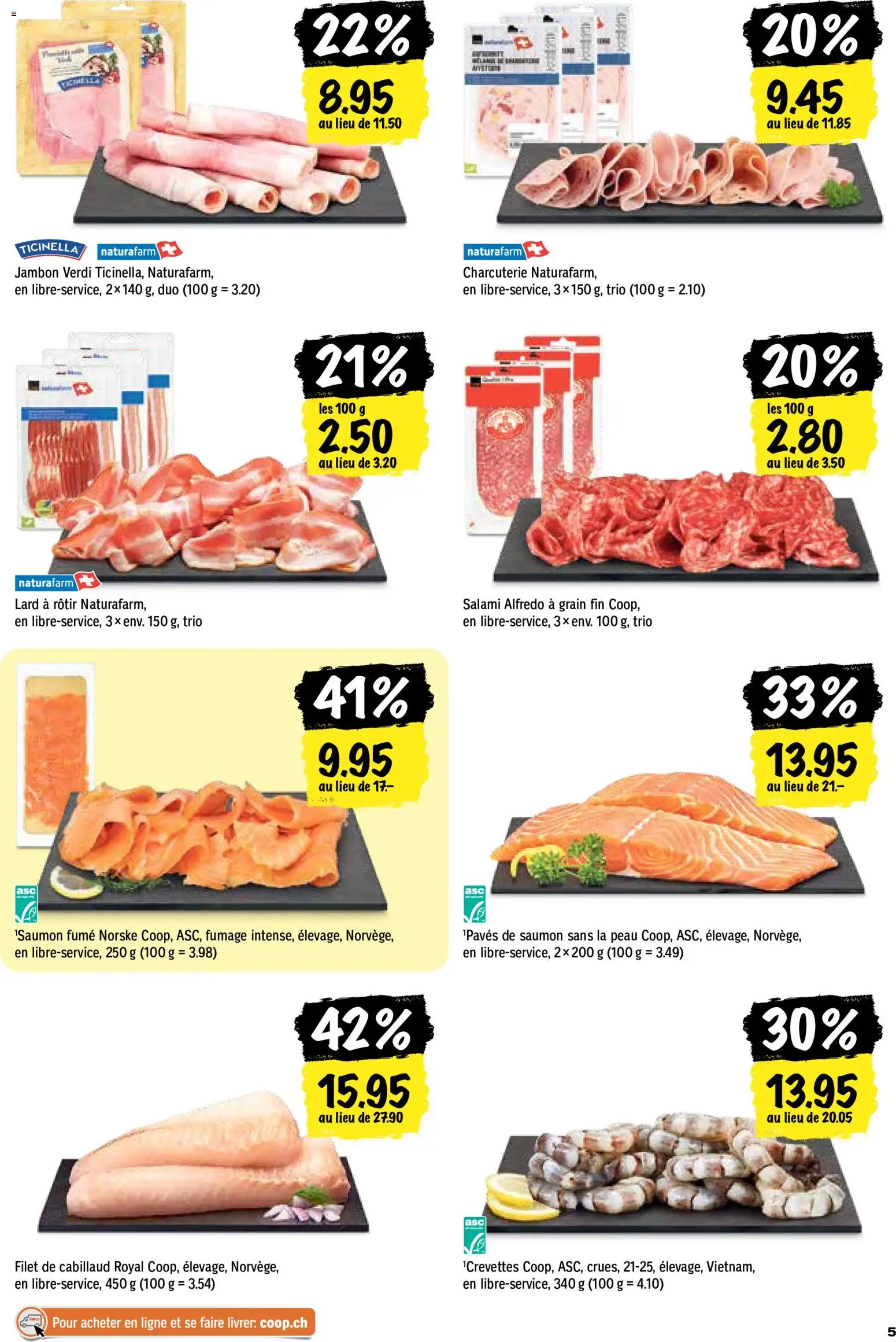 Coop aktionen FR – gültig ab 07.05.2026 | Seite: 5 | Produkte: Salami