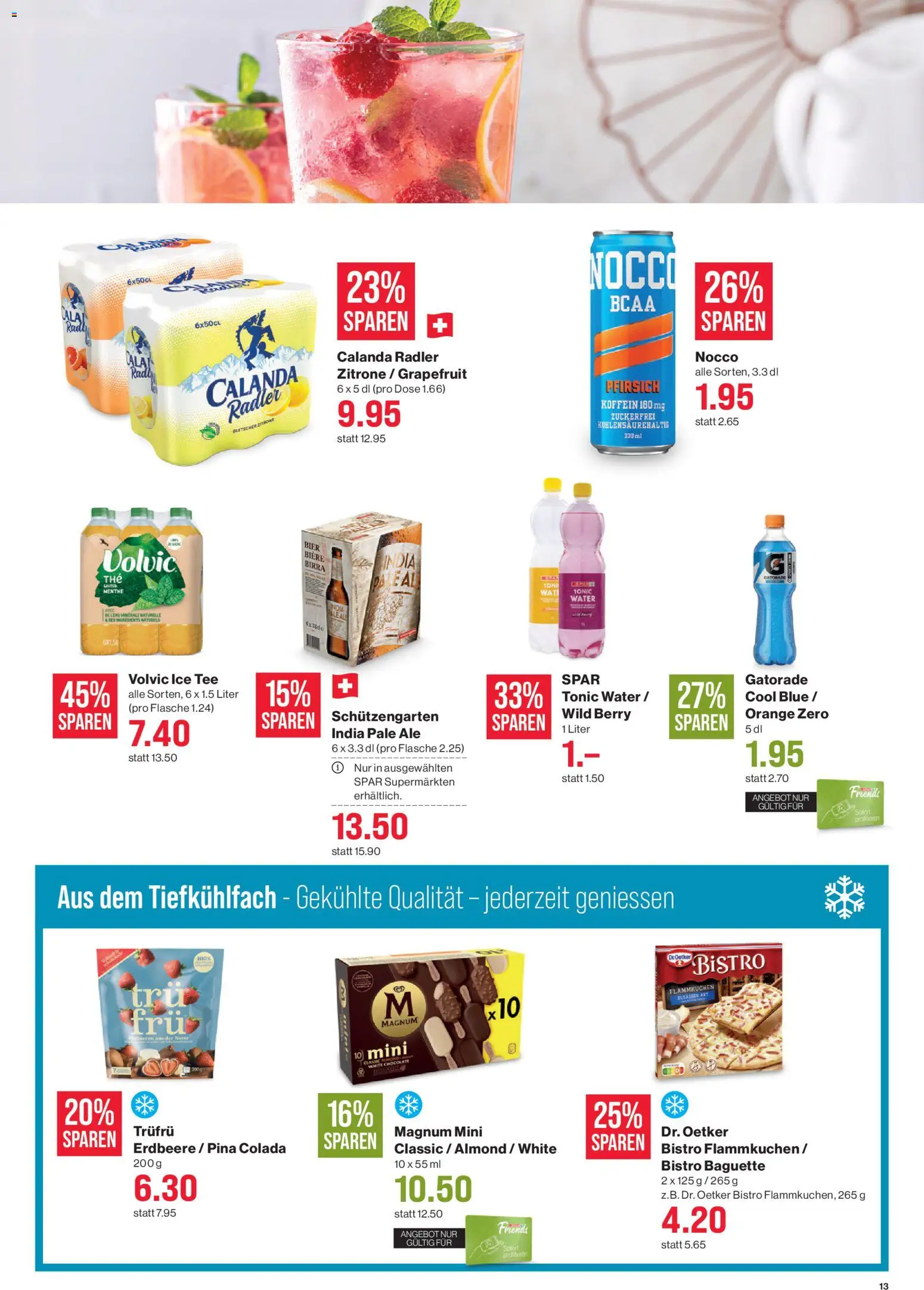 SPAR aktionen – gültig ab 30.07.2026 | Seite: 13 | Produkte: En Kommode, Baguette, Tee, Zitrone