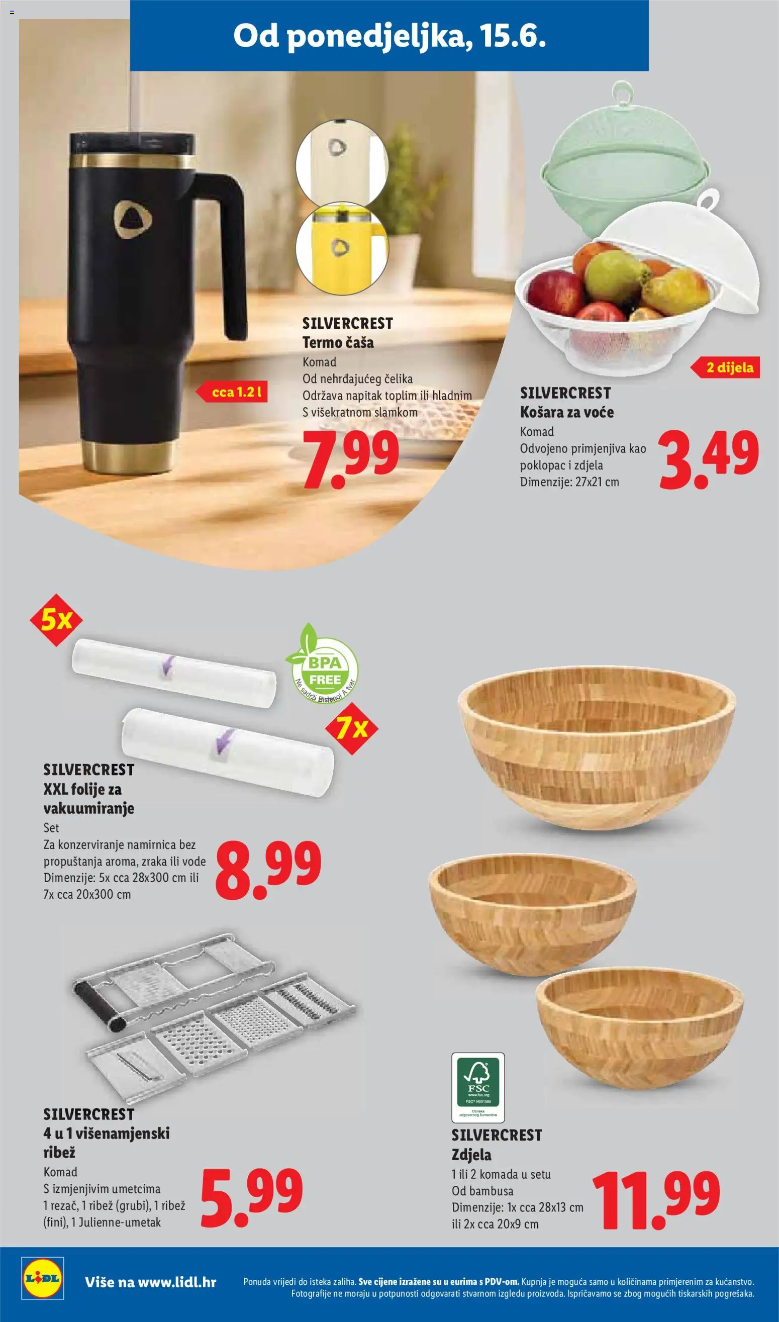 Lidl katalog | vrijedi od 15.06.2026 | Stranica: 30 | Proizvodi: Ribež, Košara, Voće, Zdjela