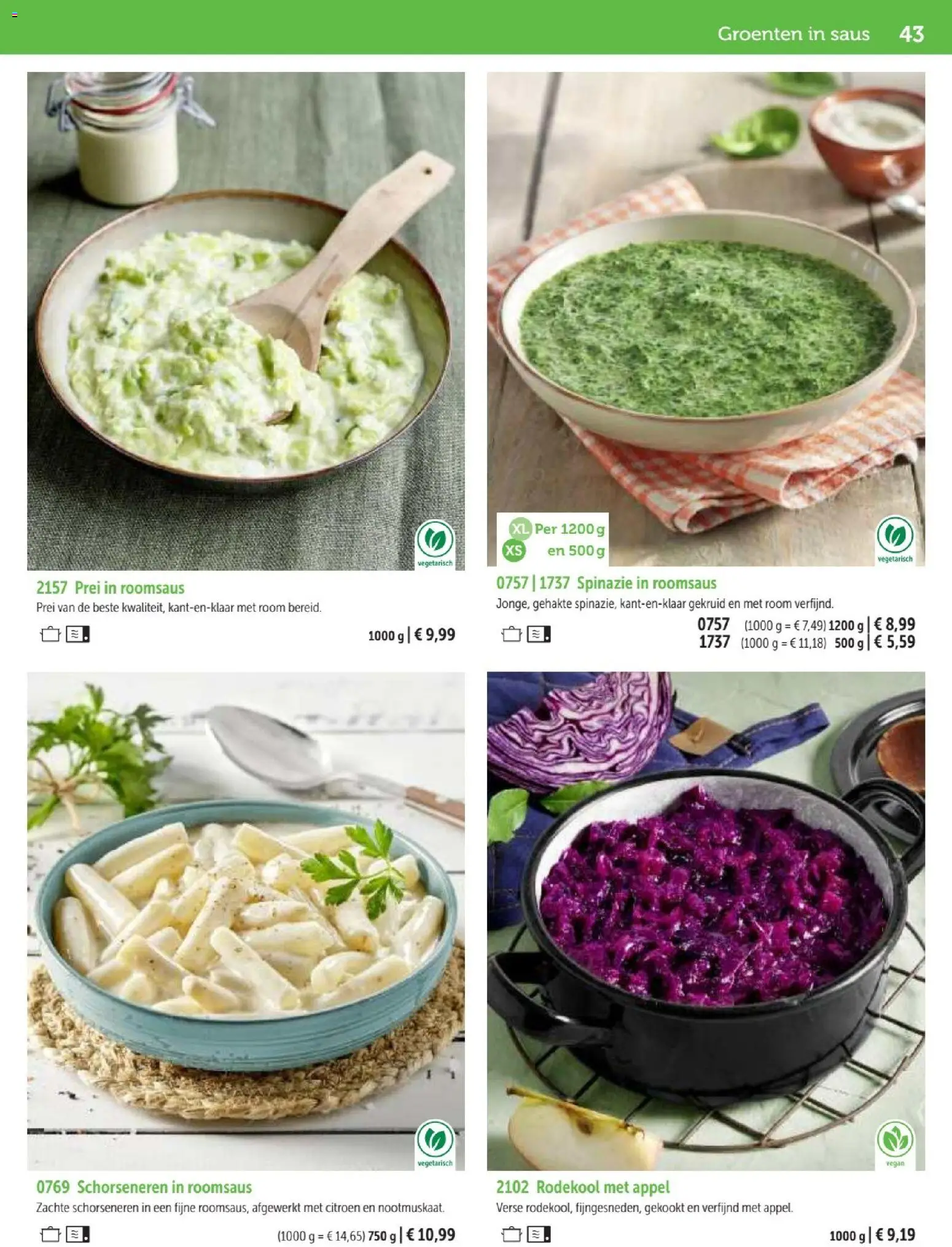 {H1} | Pagina: 43 | Producten: Prei, Groenten, Appel, Citroen