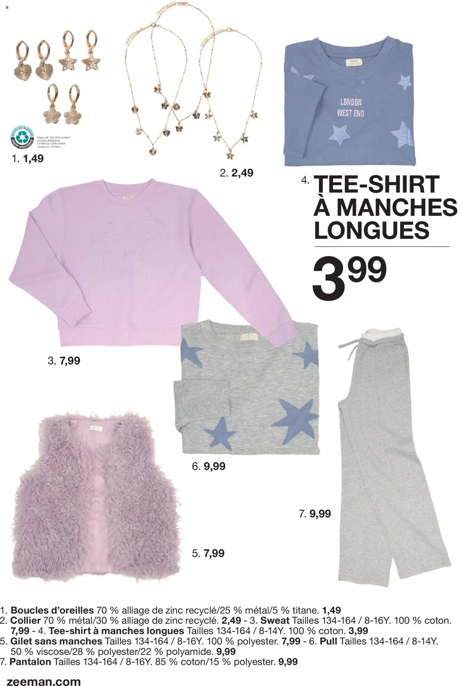 {H1} | Page: 18 | Produits: Collier, Pull, Gilet, Pantalon