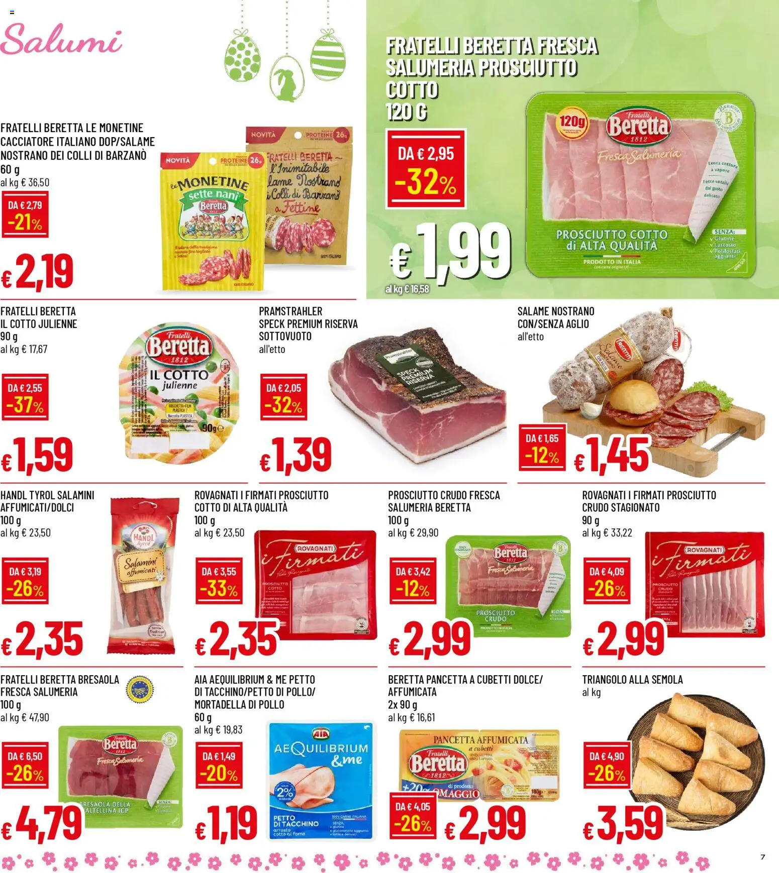 Volantino Galassia del 26.03.2026 | Pagina: 7 | Prodotti: Speck, Salame, Prosciutto, Mortadella