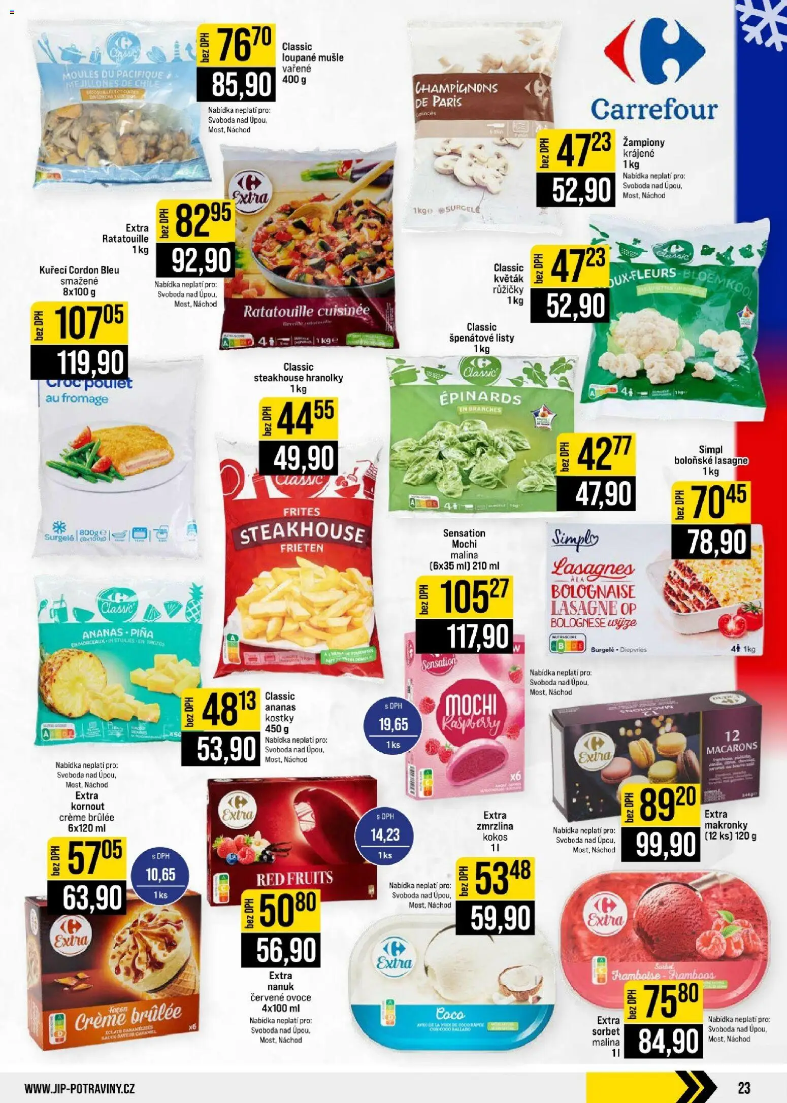 Jip leták - Cash & Carry od 23.09.2026 | Strana: 23 | Produkty: Ananas, Hranolky, Kokos, Lasagne