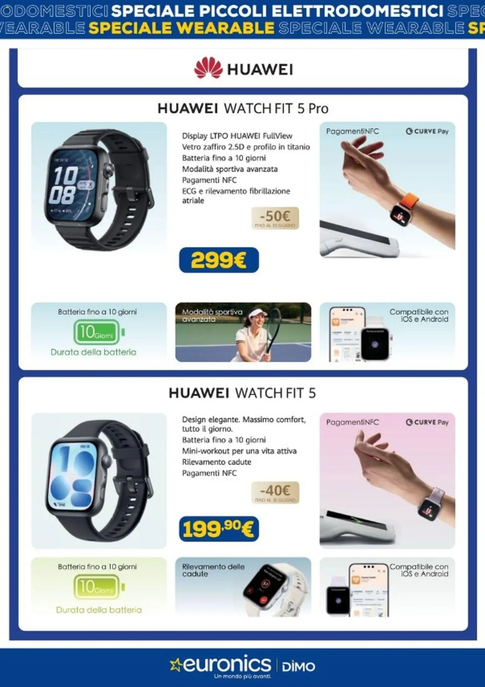 Volantino Euronics del 21/05/2026 | Pagina: 6 | Prodotti: Huawei, Batteria