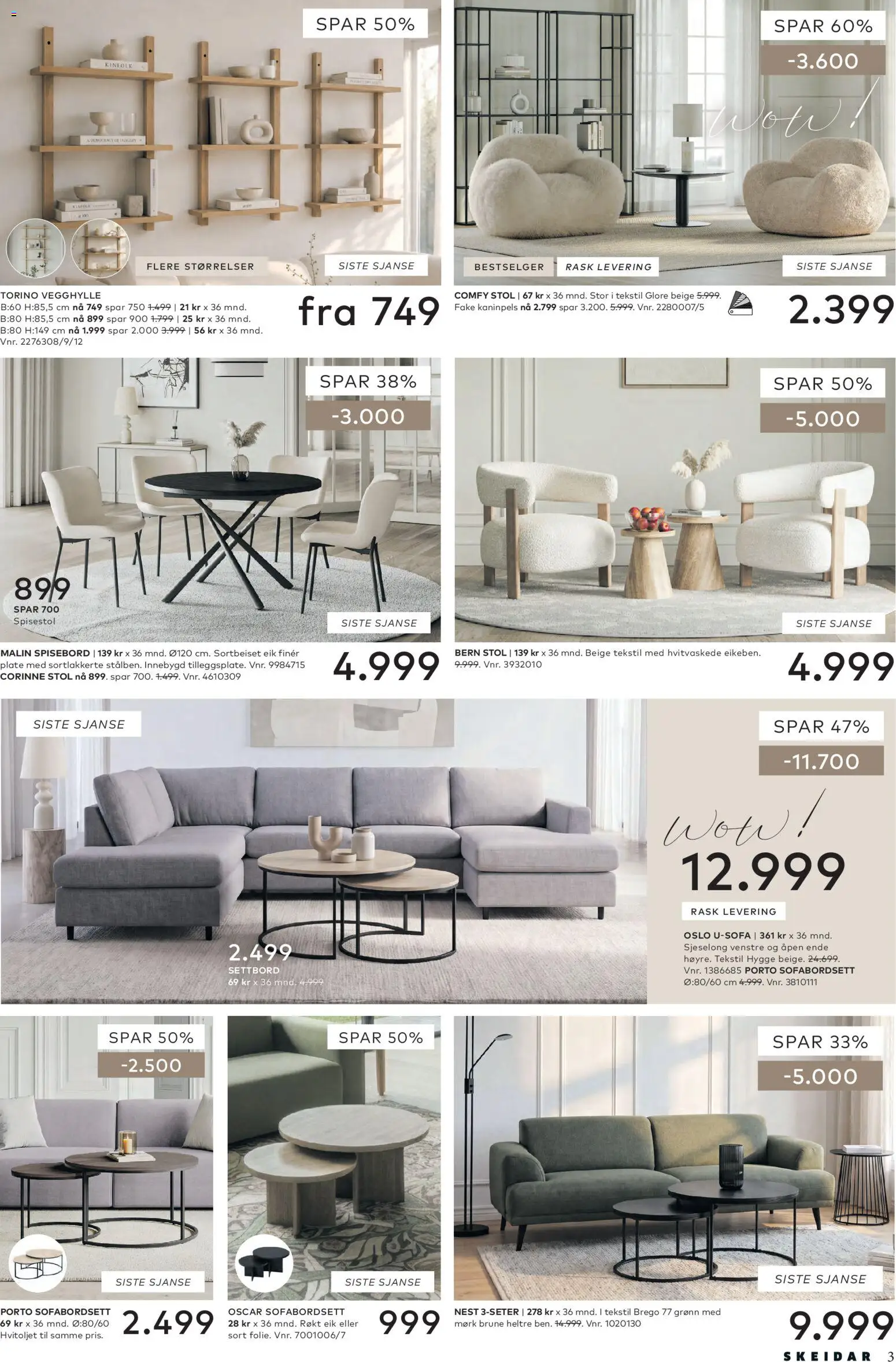 {H1} | Side: 3 | Produkter: Plate, Spisebord, Spisestol, Stol