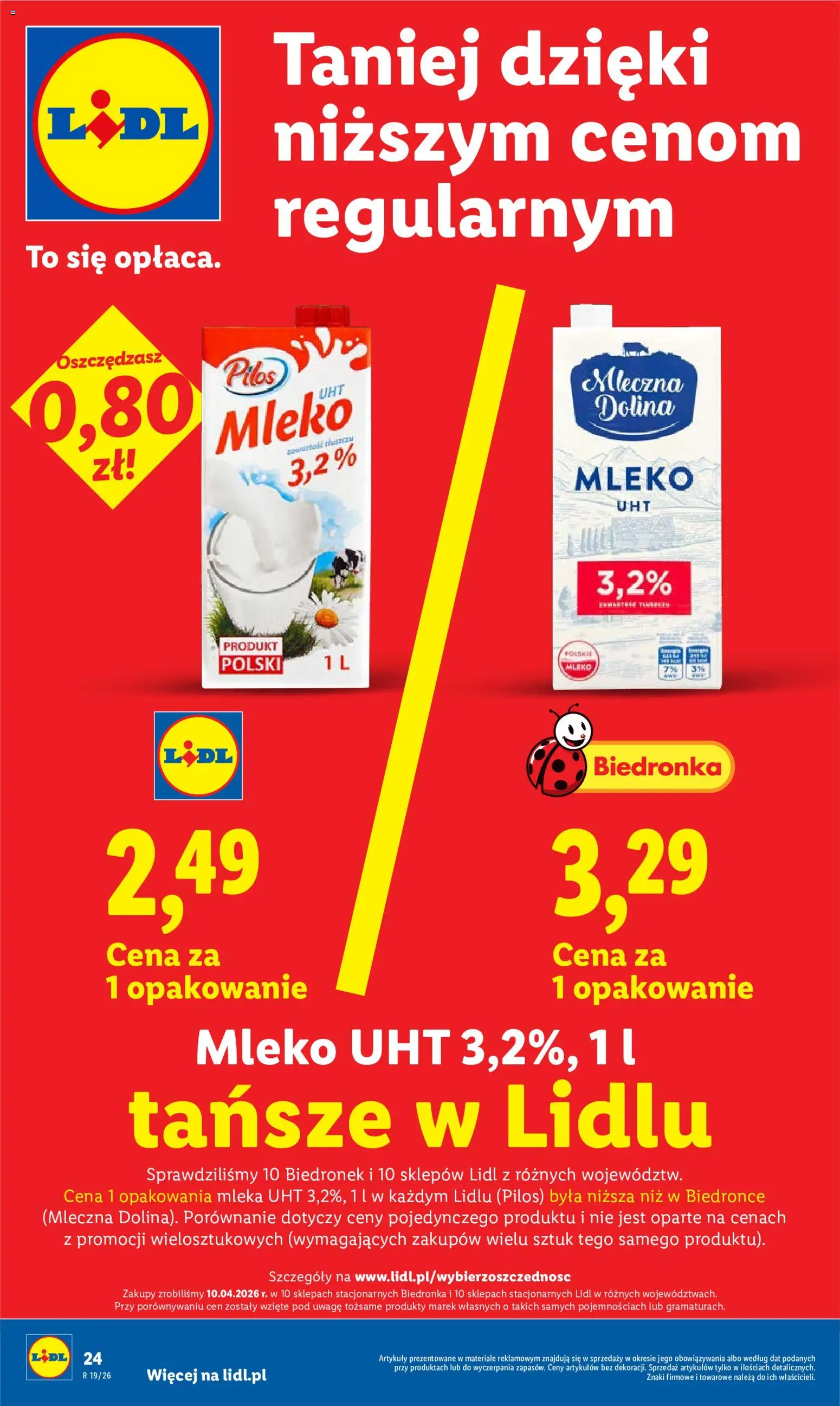 Lidl gazetka od 04.05.2026 | Strona: 24 | Produkty: Mleka, Mleko