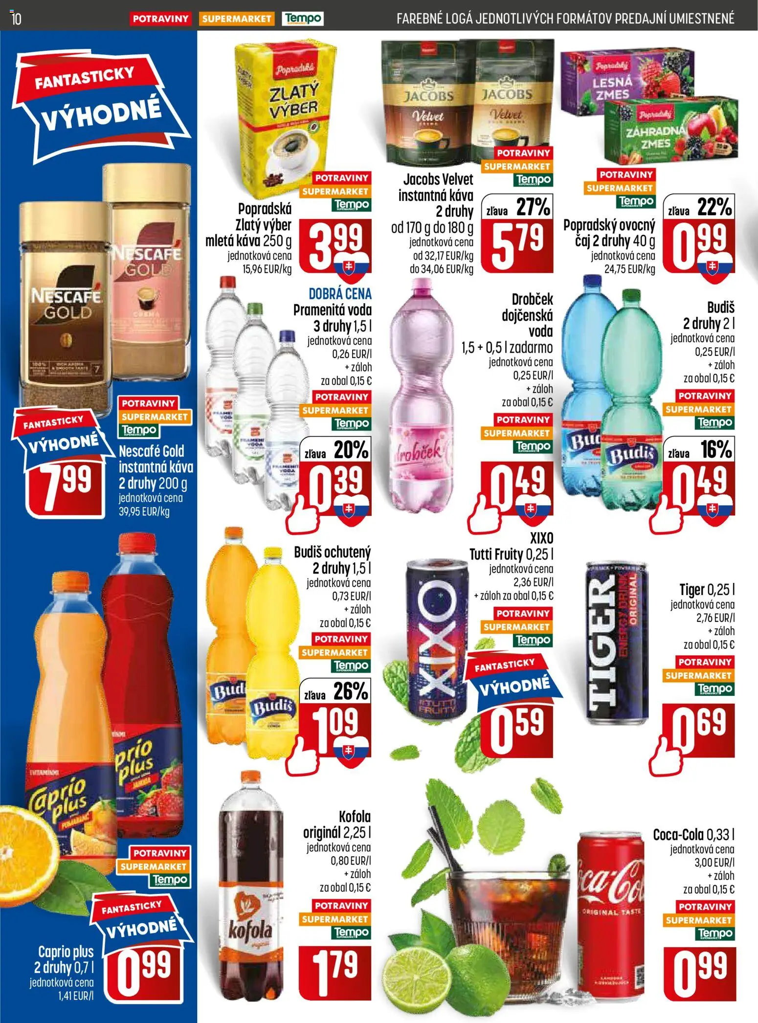 Nové COOP Jednota akcie – leták je platný od 02.07.2026 | Strana: 10
