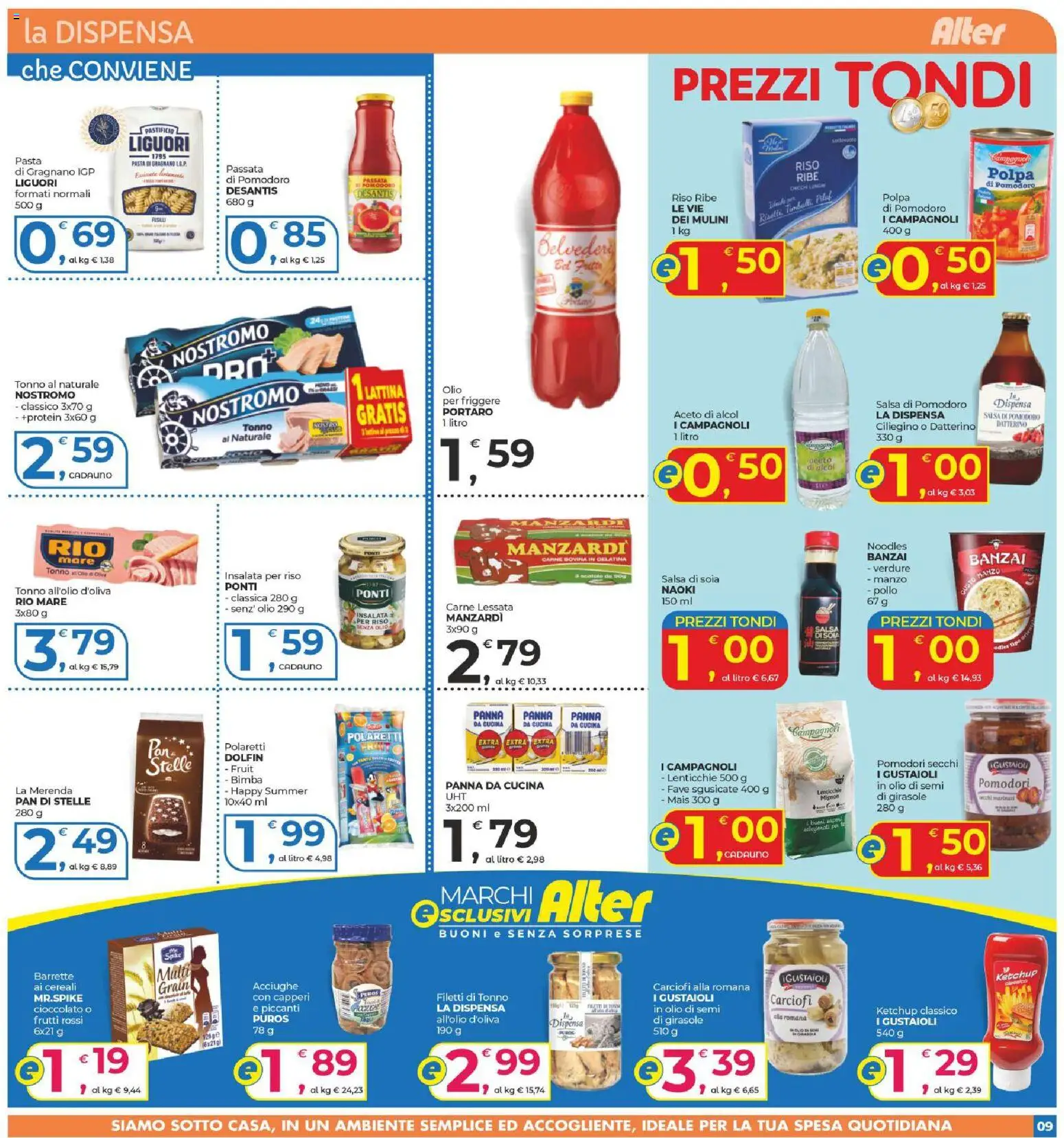 Volantino Alter Discount del 28.05.2026 | Pagina: 9 | Prodotti: Riso, Manzo, Tonno, Olio per friggere