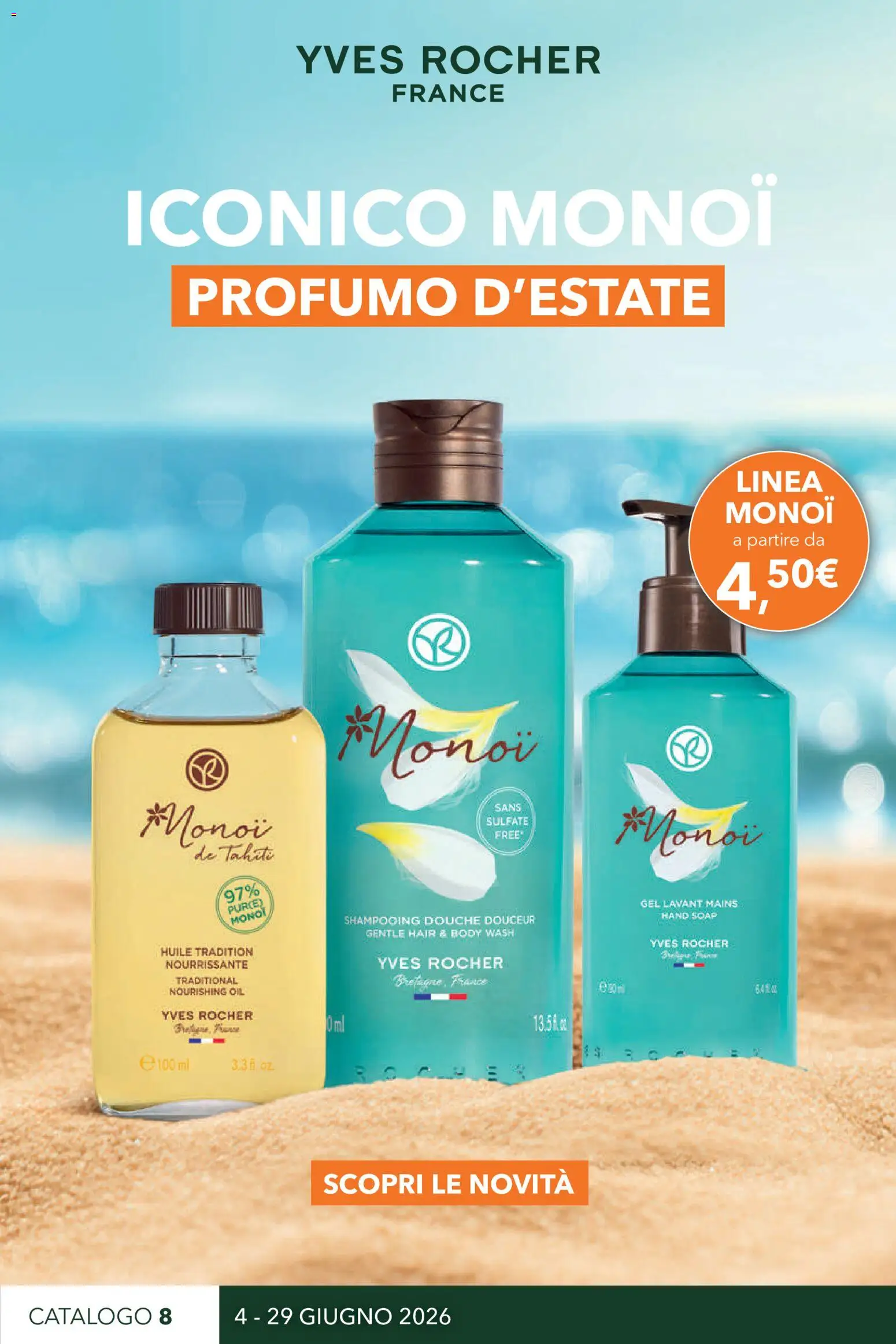 Volantino Yves Rocher del 04.06.2026 | Pagina: 1 | Prodotti: Profumo