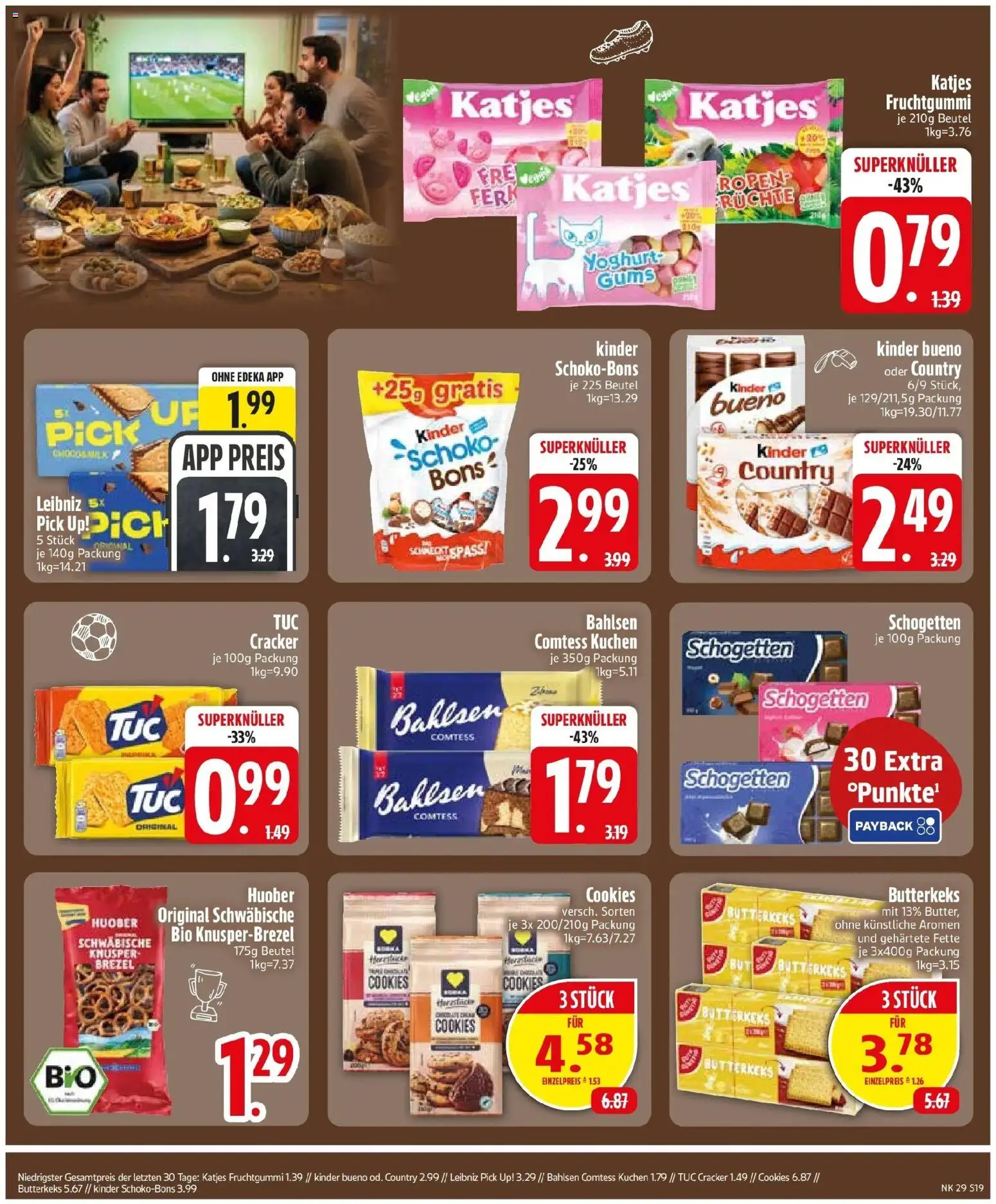 Edeka prospekt Haar – gültig ab 13.07.2026 | Seite: 21 | Produkte: Katjes, Kinder bueno, Schogetten, Kuchen