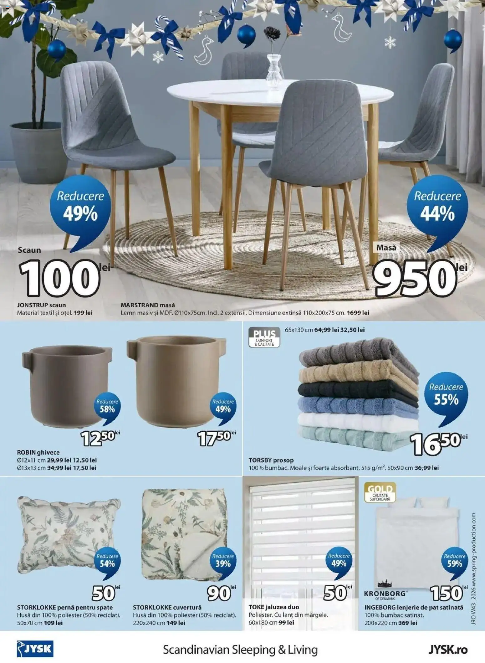 JYSK Catalog actual - Oferta 26.10.2026 - 24.11.2026 | Pagină: 16 | Produse: Cuvertură, Lenjerie de pat, Pernă, Plus