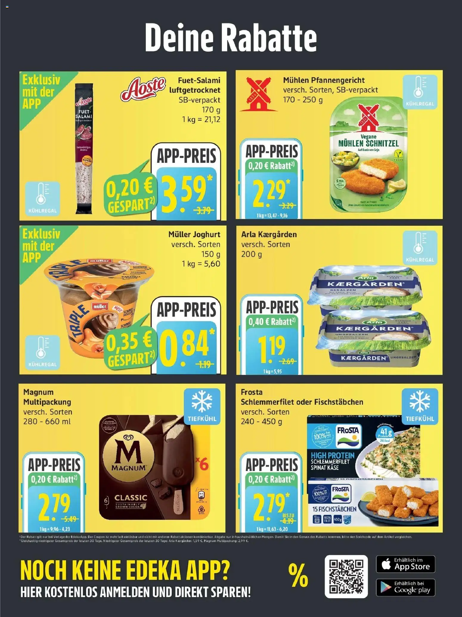 Edeka Prospekt Rostock (ab 14.09.2026) » Angebote Online | Seite: 2 | Produkte: Käse, Joghurt, Schnitzel, Frosta