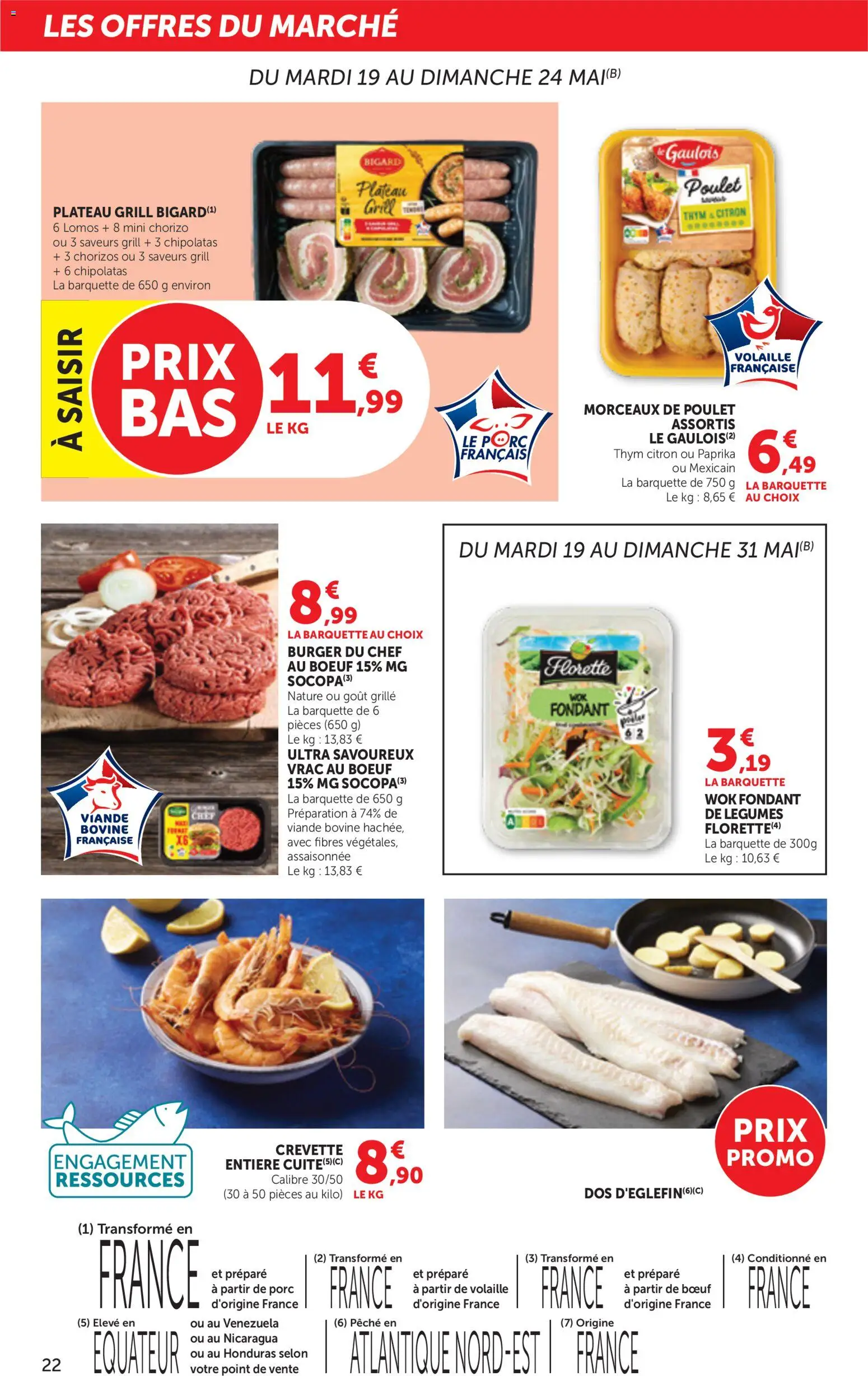 {H1} | Page: 22 | Produits: Citron, Plateau, Crevette, Volaille