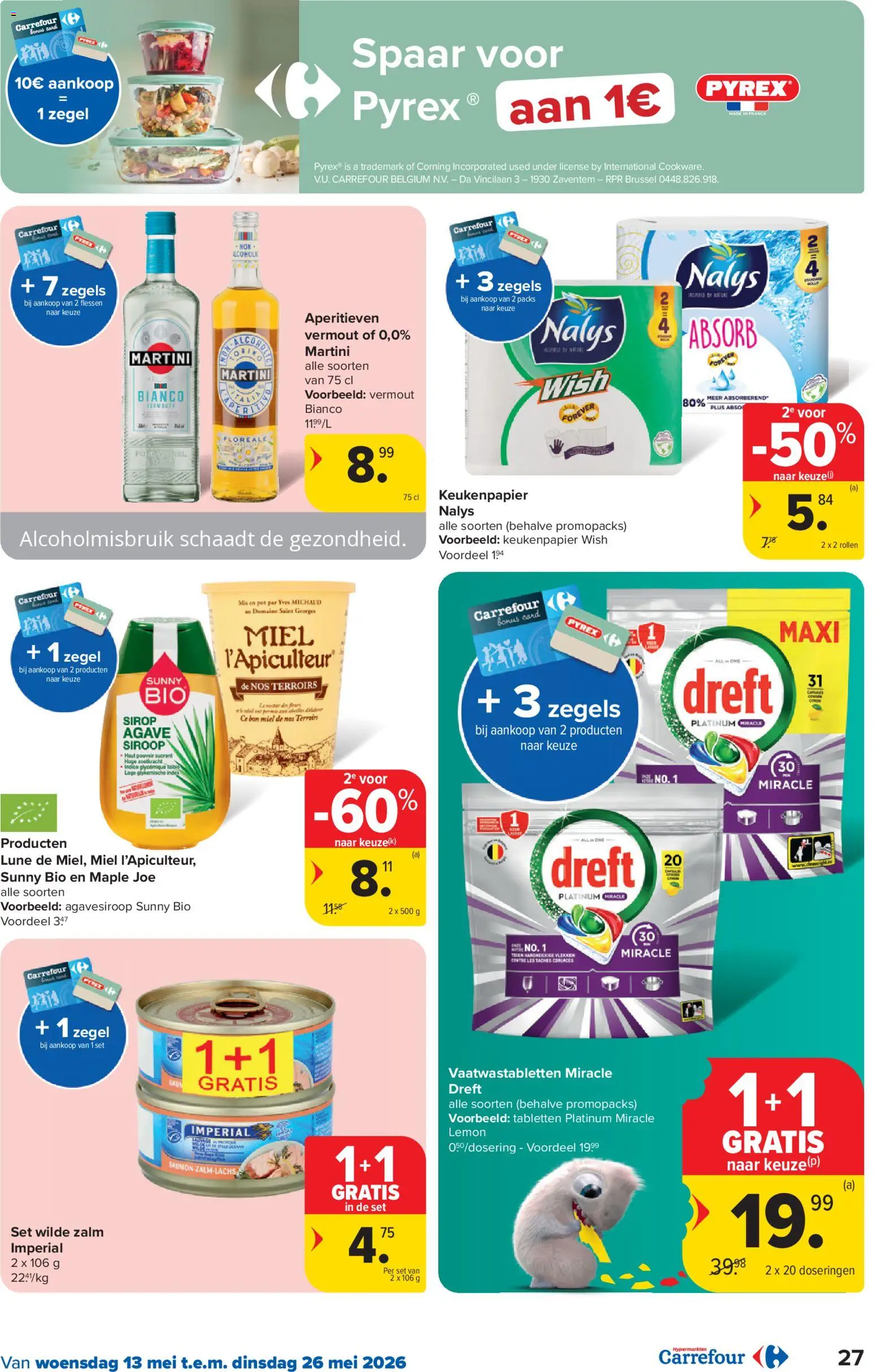 {H1} | Pagina: 27 | Producten: Zalm, NOS, Keukenpapier, Pot