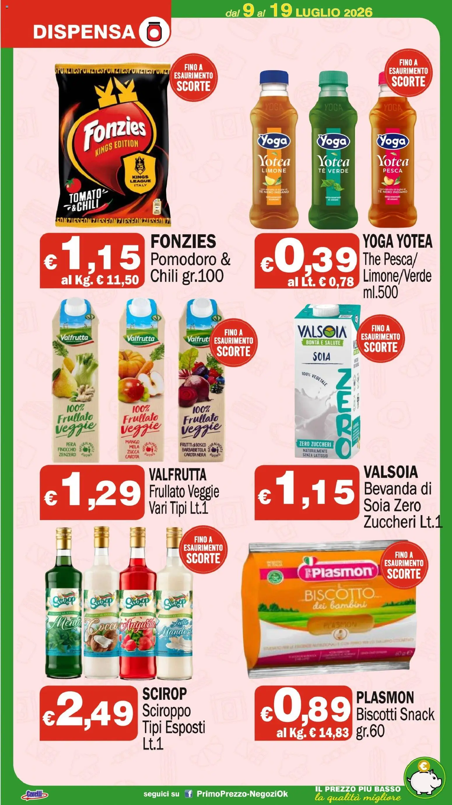 Volantino Primo Prezzo del 09/07/2026 | Pagina: 18