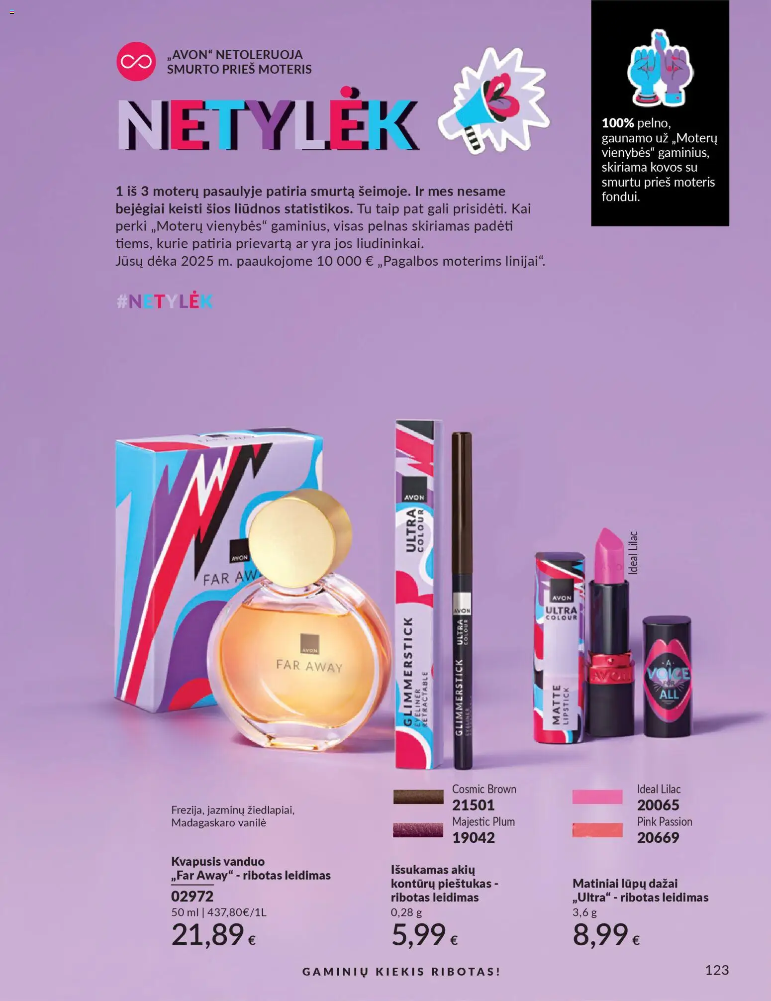 AVON akcijos nuo 2026.03.01 | Puslapis: 123 | Prekių: Kvapusis vanduo, Vanduo, Vanilė