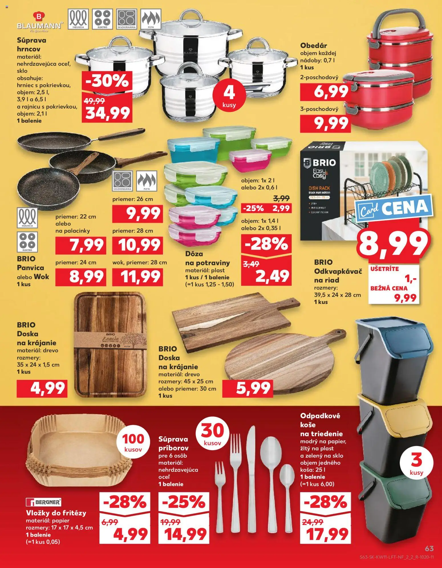 Nové Kaufland akcie – leták je platný od 12.03.2026 | Strana: 63 | Produkty: Indukcia, Panvica