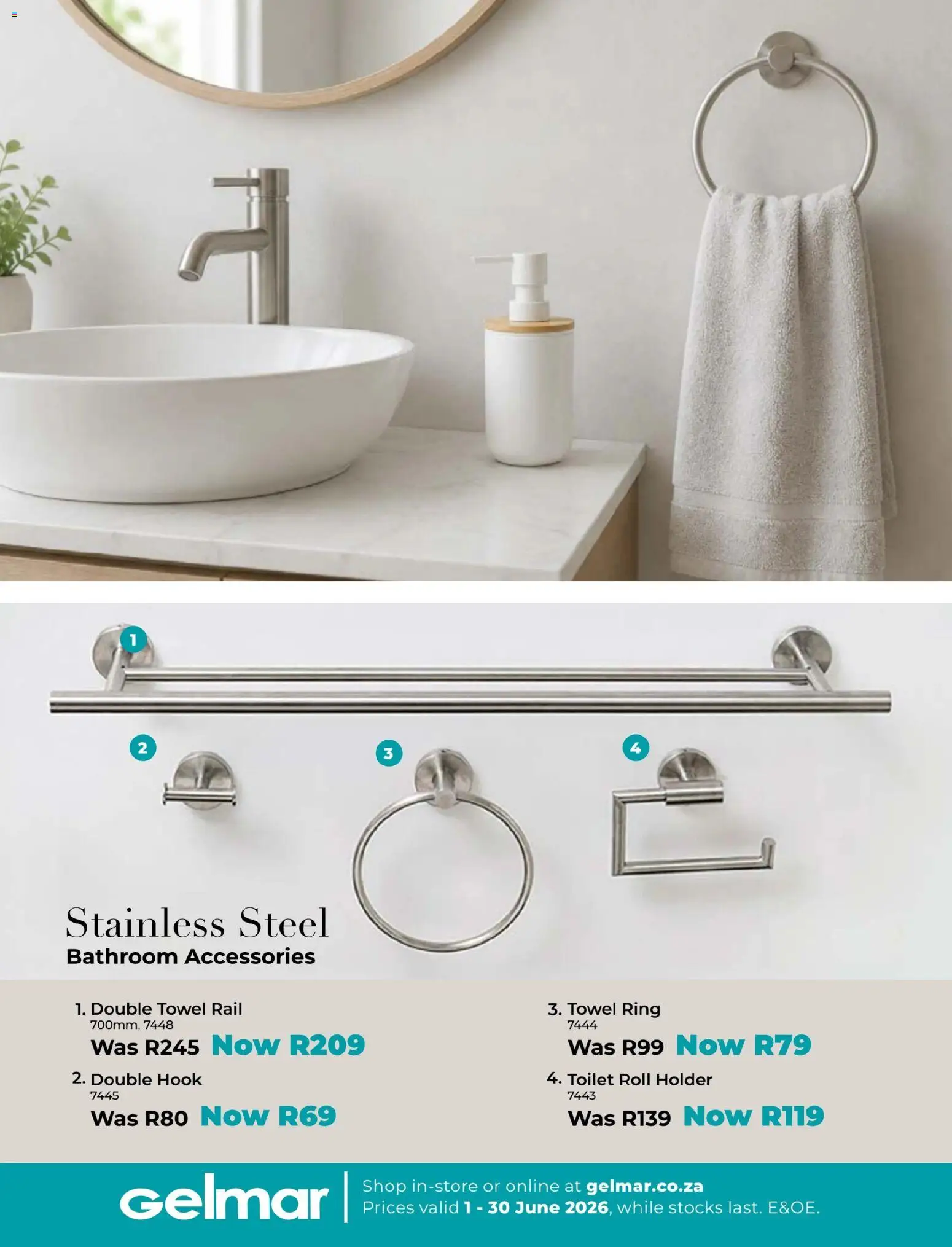 New Gelmar catalogue – valid from 01.06.2026 | Page: 4 | Products: Toilet, Towel