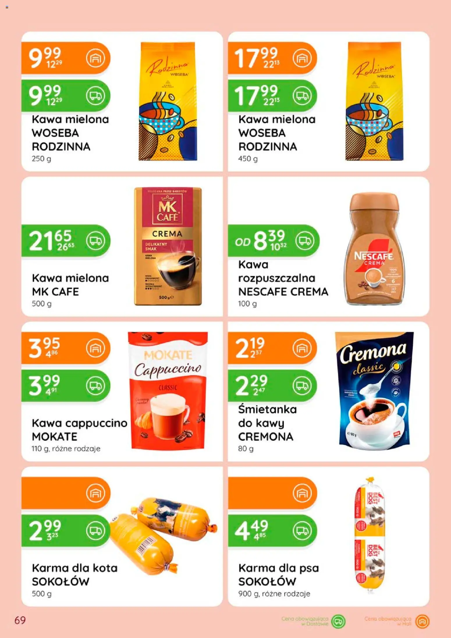 Eurocash gazetka od 28.05.2026 | Strona: 69 | Produkty: Nescafe, Karma dla kota, Karma dla psa, Kawa