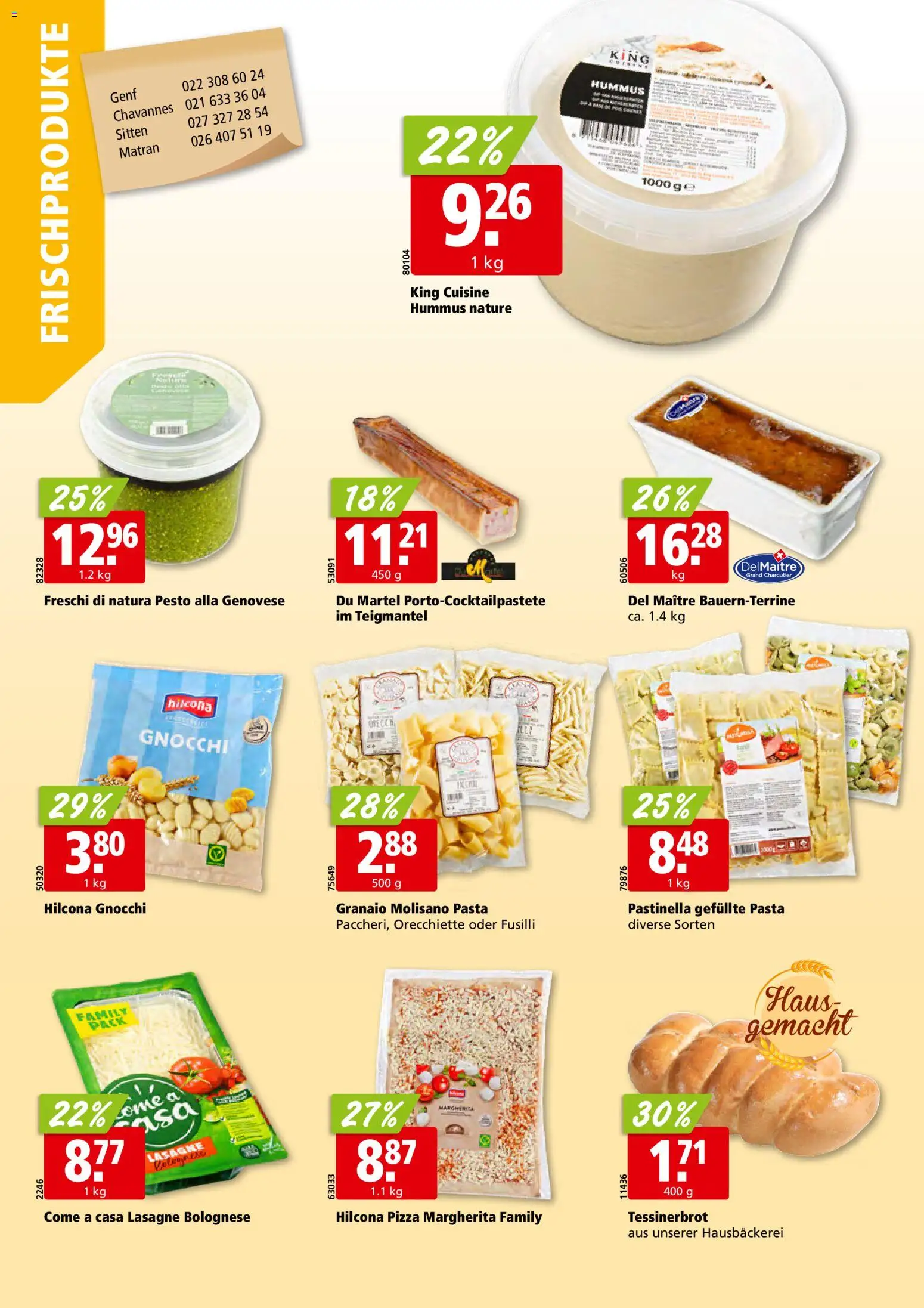 Aligro aktionen Chavannes, Matran, Genf, Sitten – gültig ab 01.06.2026 | Seite: 12 | Produkte: Pizza, Pasta